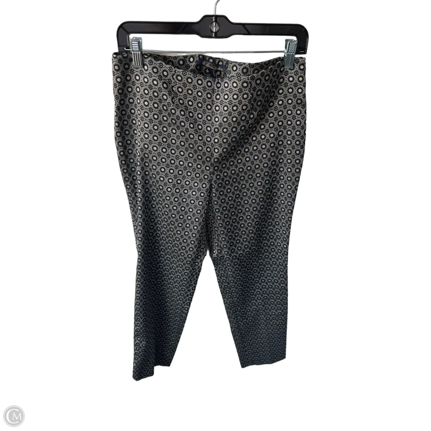 Pants Dress By Brooks Brothers In Black & Silver, Size: 8