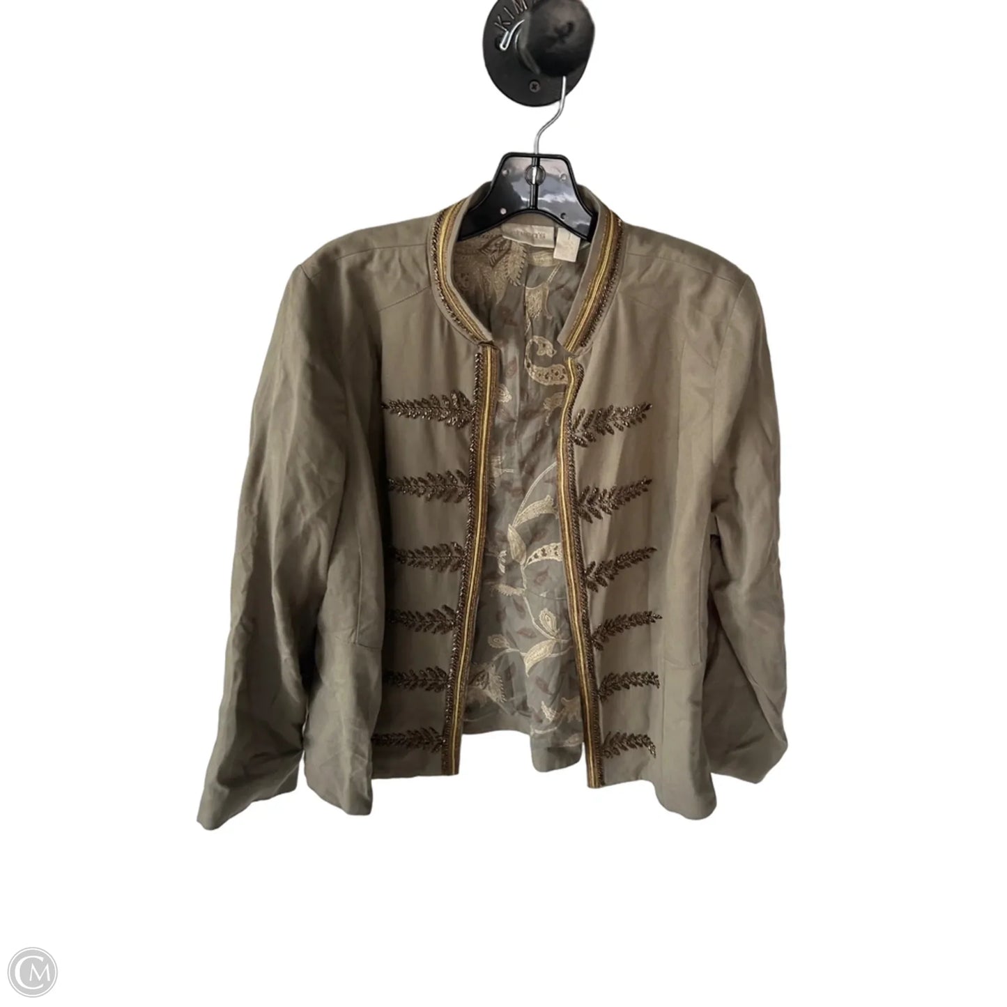 Blazer By Chicos In Green, Size: M