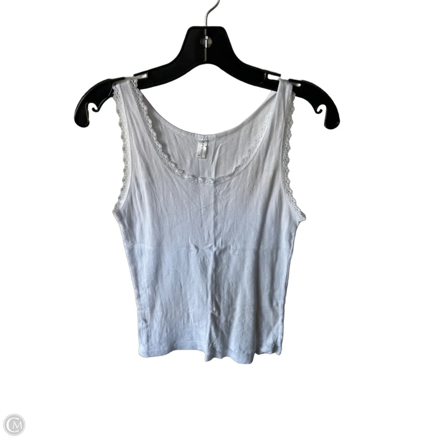 Tank Top By Clothes Mentor In White, Size: Xl