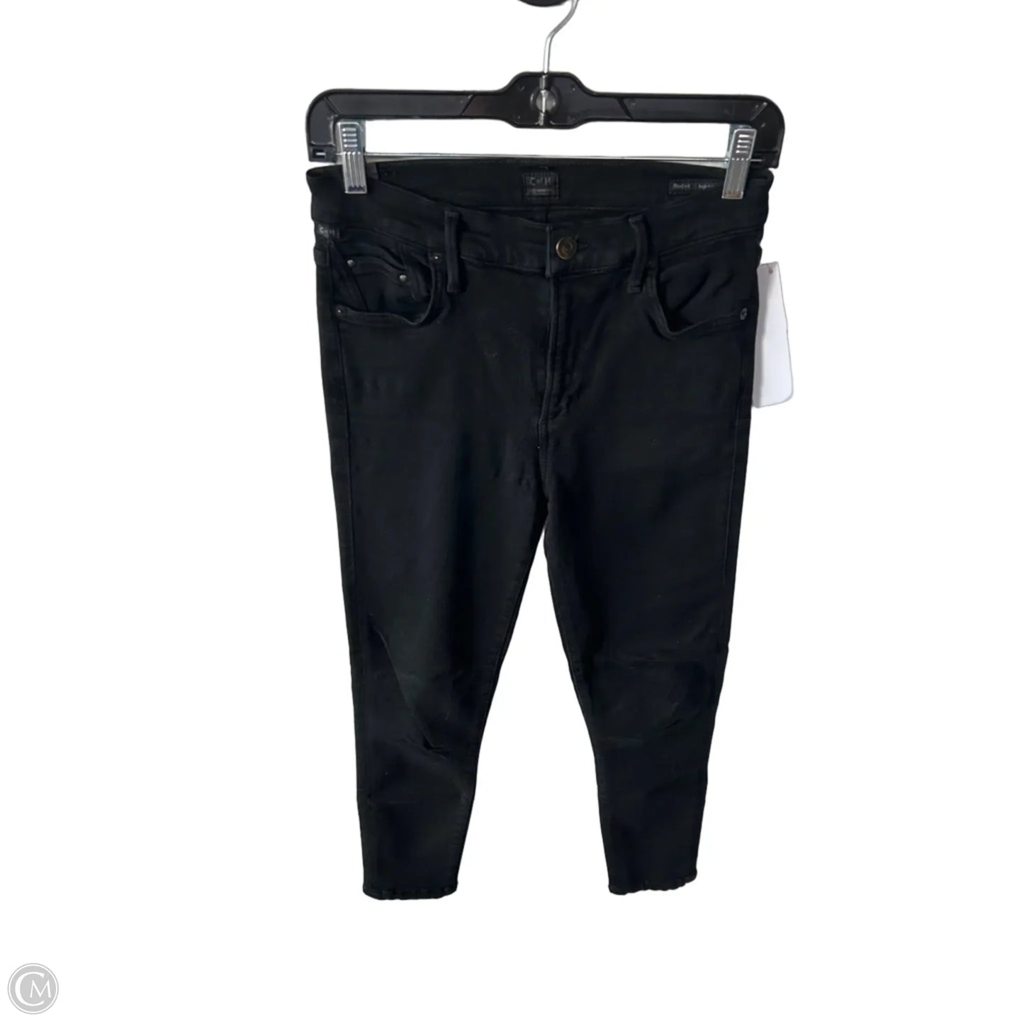 Jeans Skinny By Citizens Of Humanity In Black Denim, Size: 6