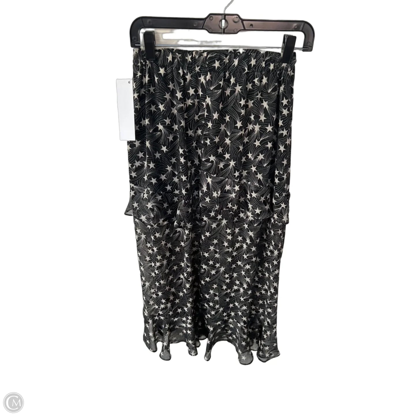 Skirt Midi By Top Shop In Black & Cream, Size: 4