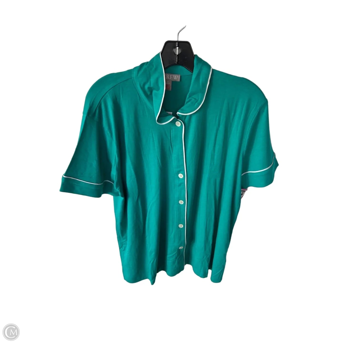 Pajamas 2pc By J. Crew In Green & White, Size: 0