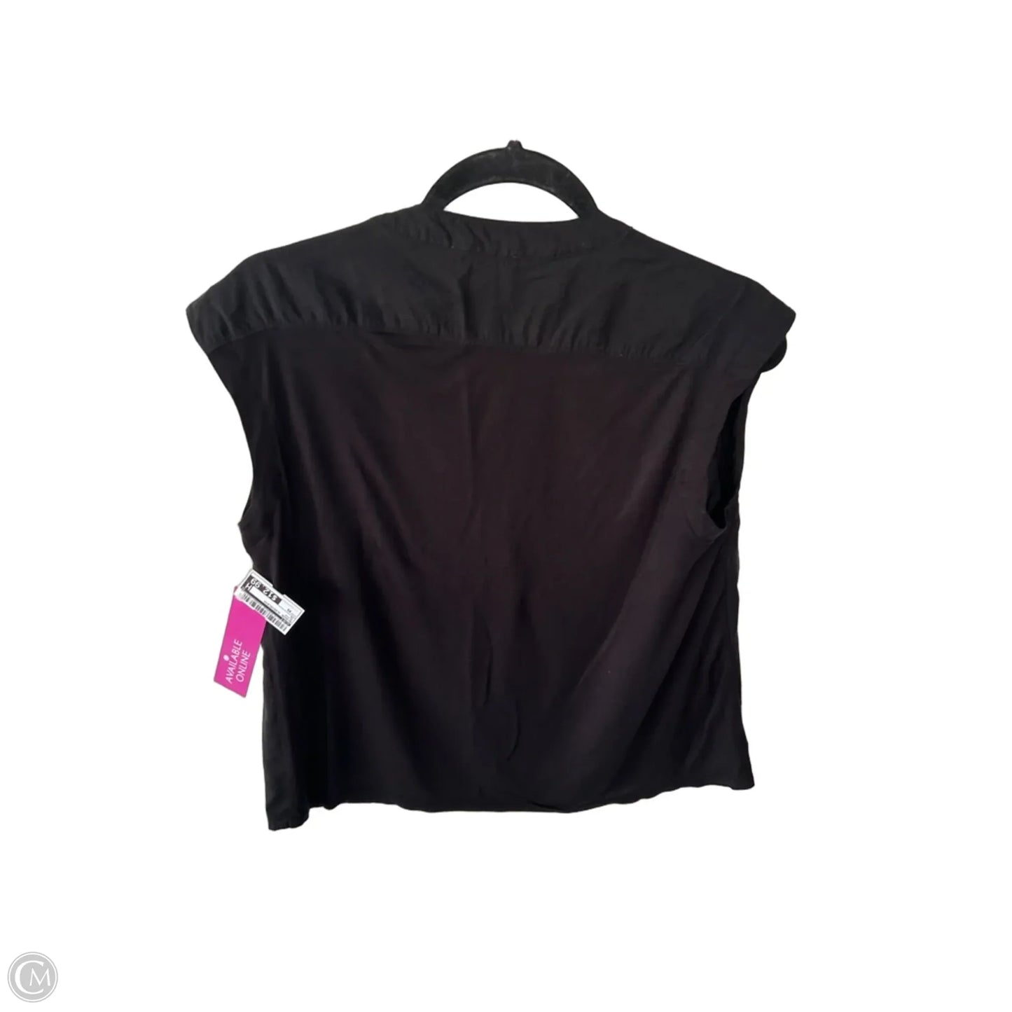 Blouse Sleeveless By Loft In Black, Size: Xs