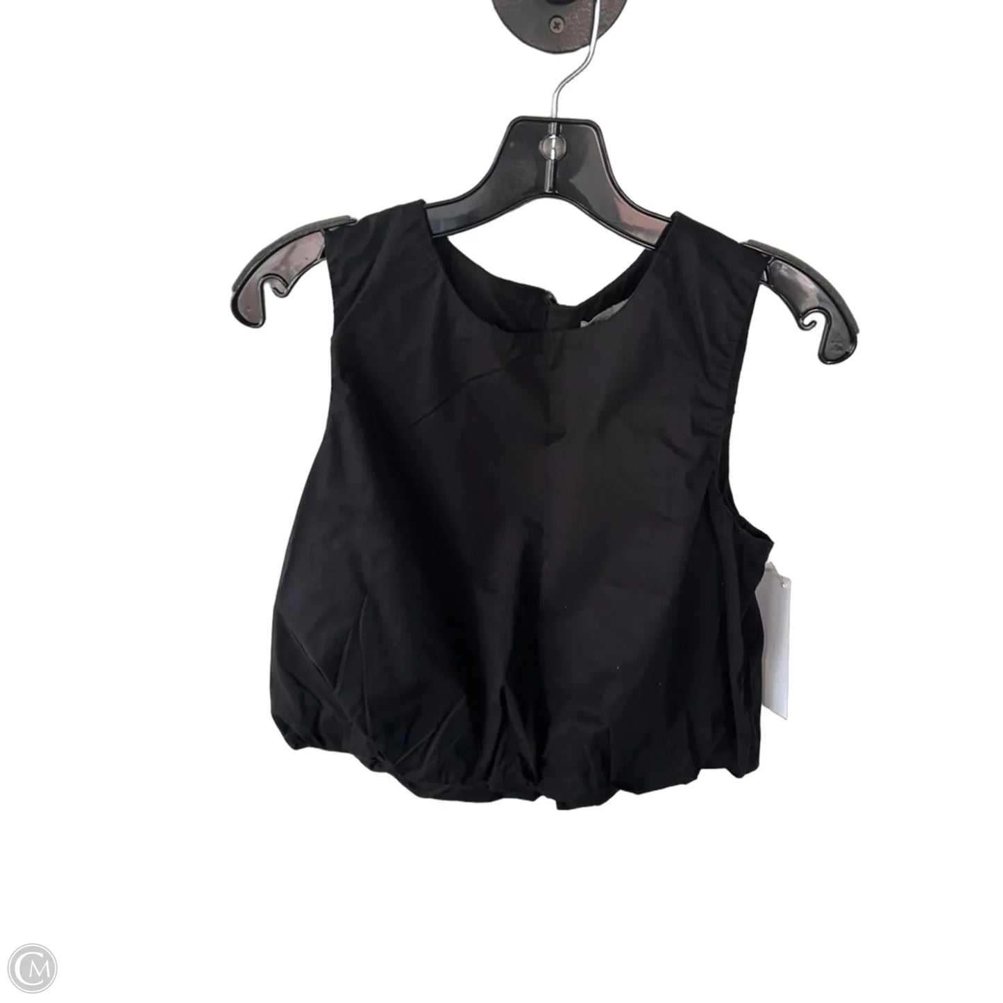 Blouse Sleeveless By Loft In Black, Size: S