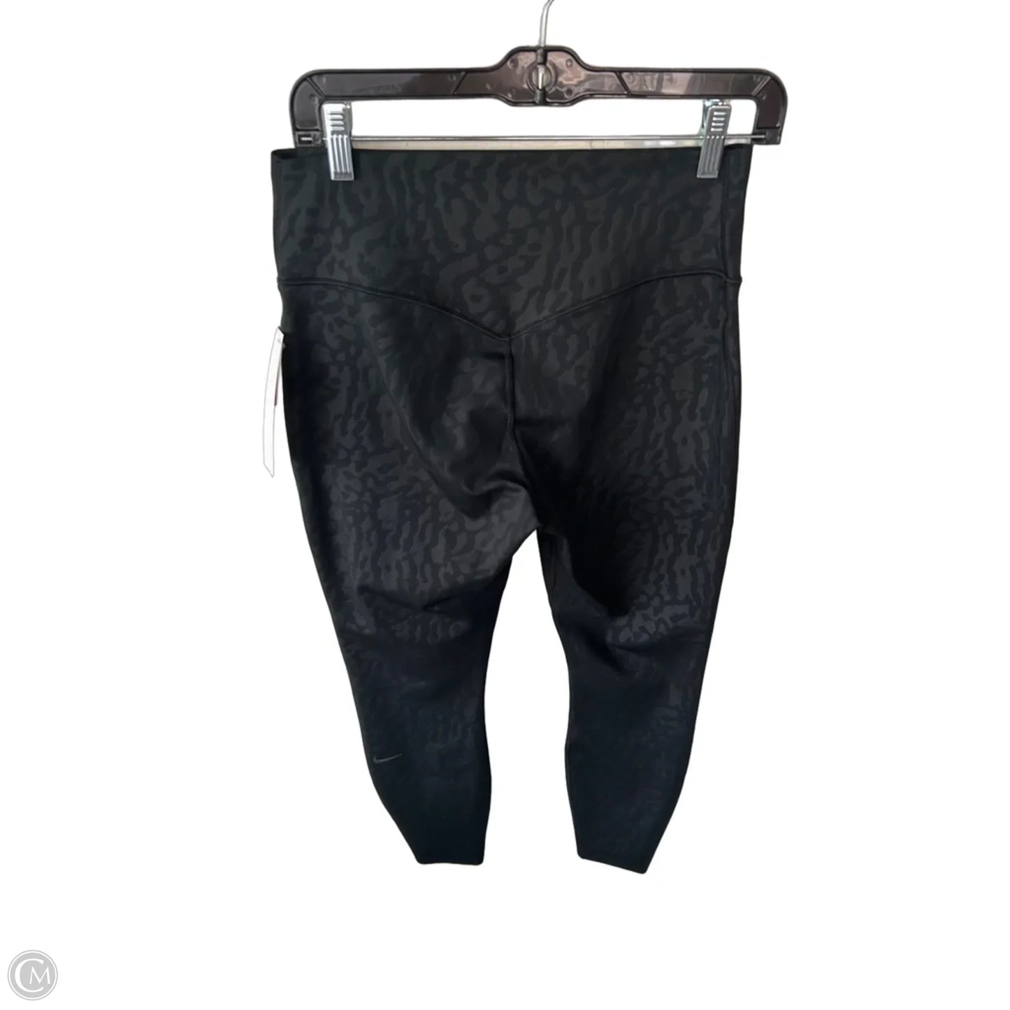 Athletic Leggings By Nike In Black, Size: M