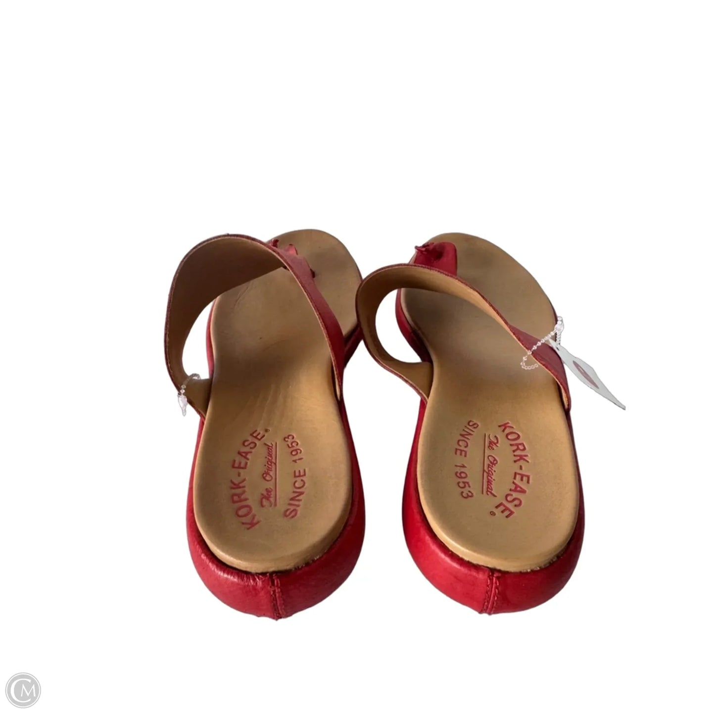 Sandals Flip Flops By Kork Ease In Red, Size: 9