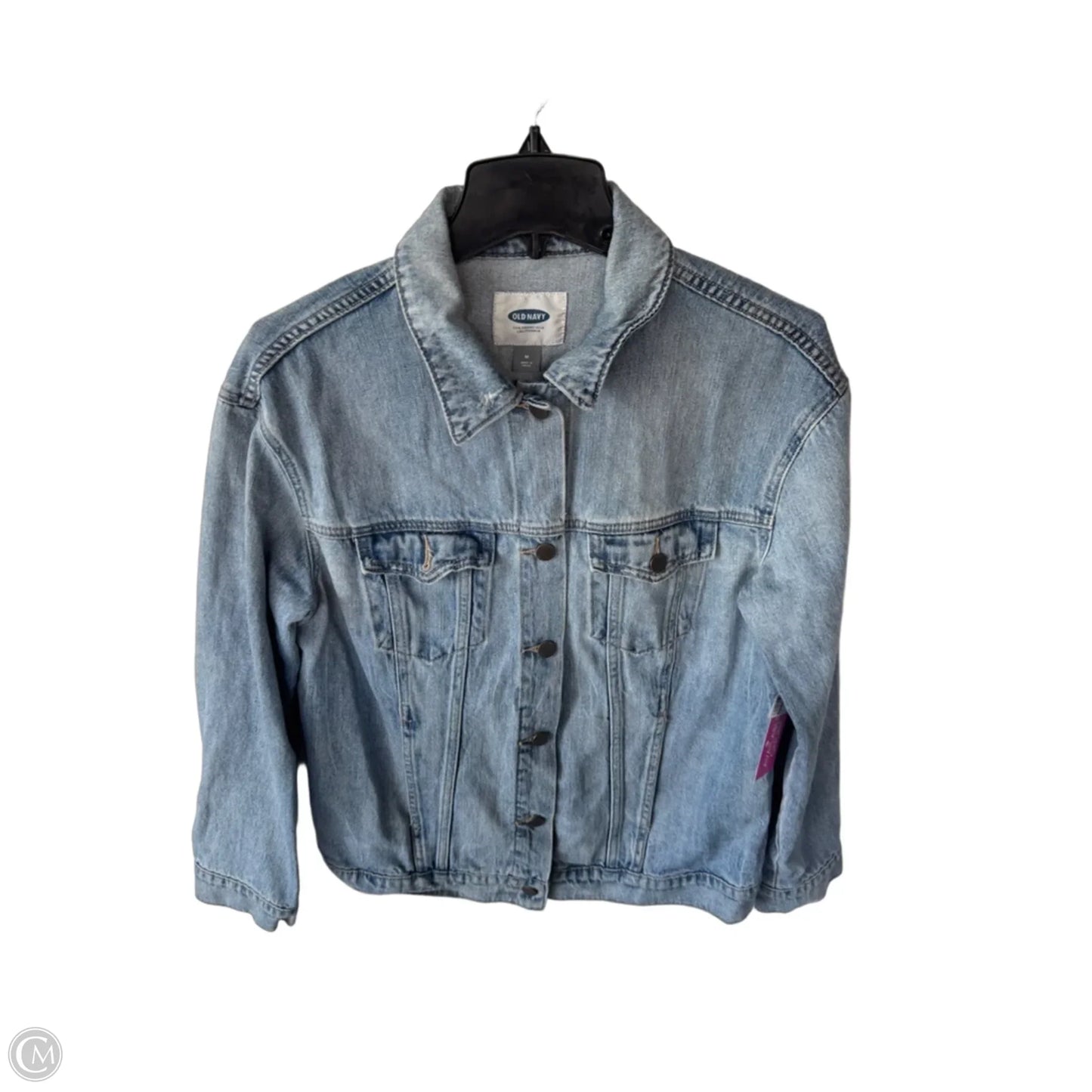 Jacket Denim By Old Navy In Blue Denim, Size: M