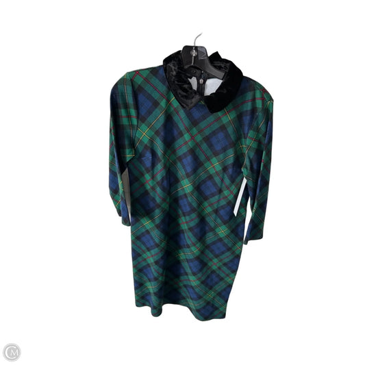 Dress Party Midi By Talbots In Black & Green, Size: Mp
