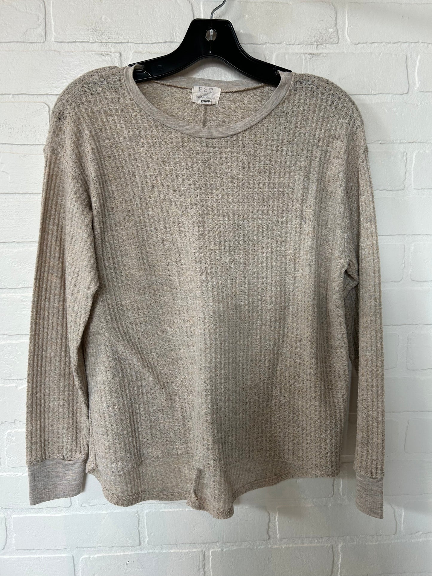 Khaki Top Long Sleeve Basic PST, Size Xs