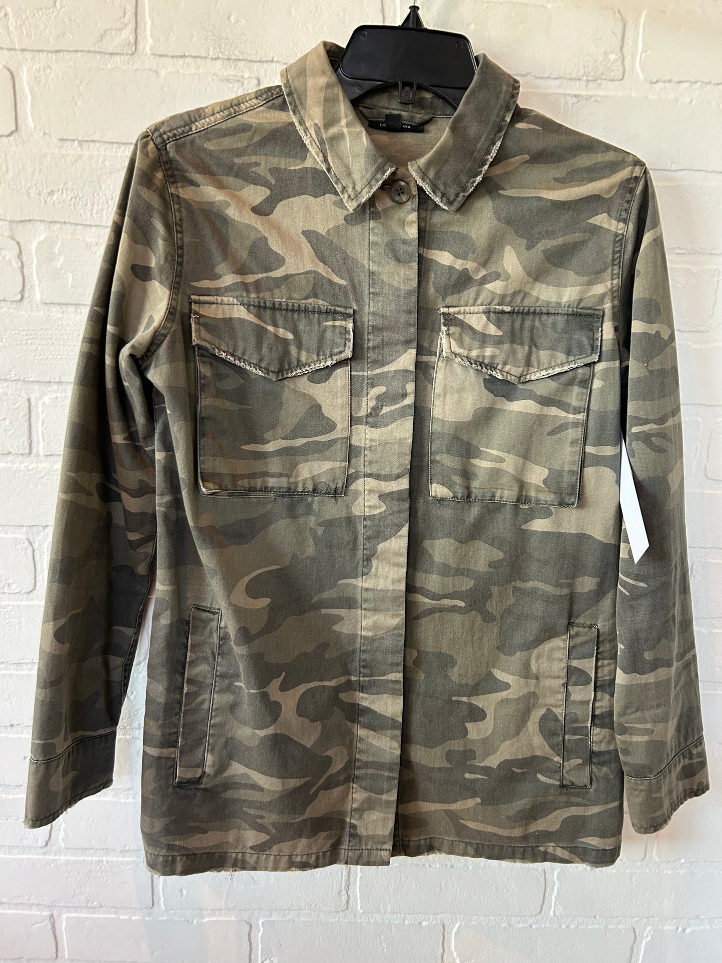 Camoflauge Jacket Utility Top Shop, Size S