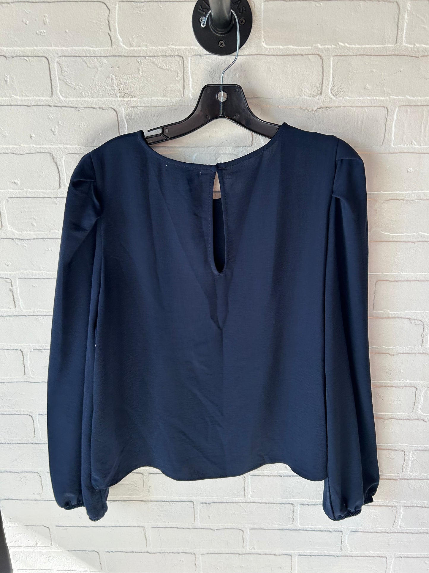 Top Long Sleeve By Allison Joy In Blue, Size: L