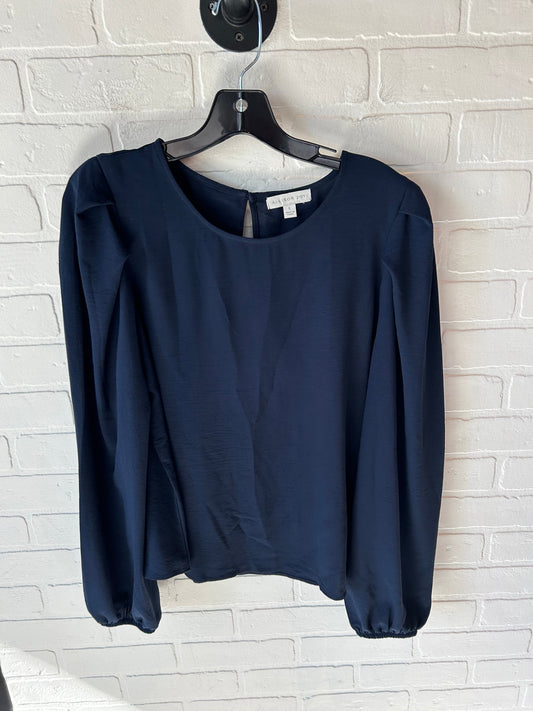 Top Long Sleeve By Allison Joy In Blue, Size: L