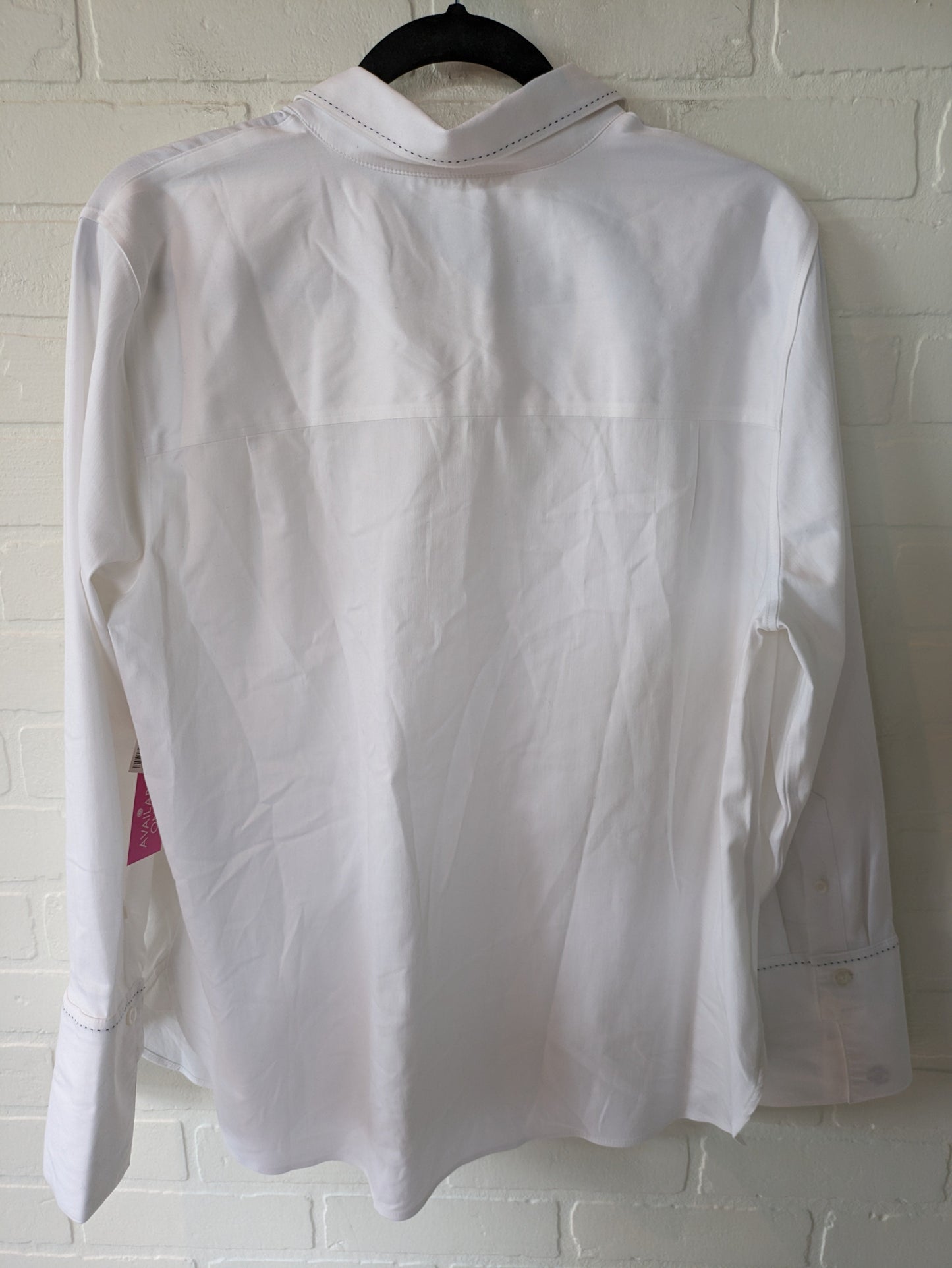 White Top Long Sleeve Chicos, Size 1x