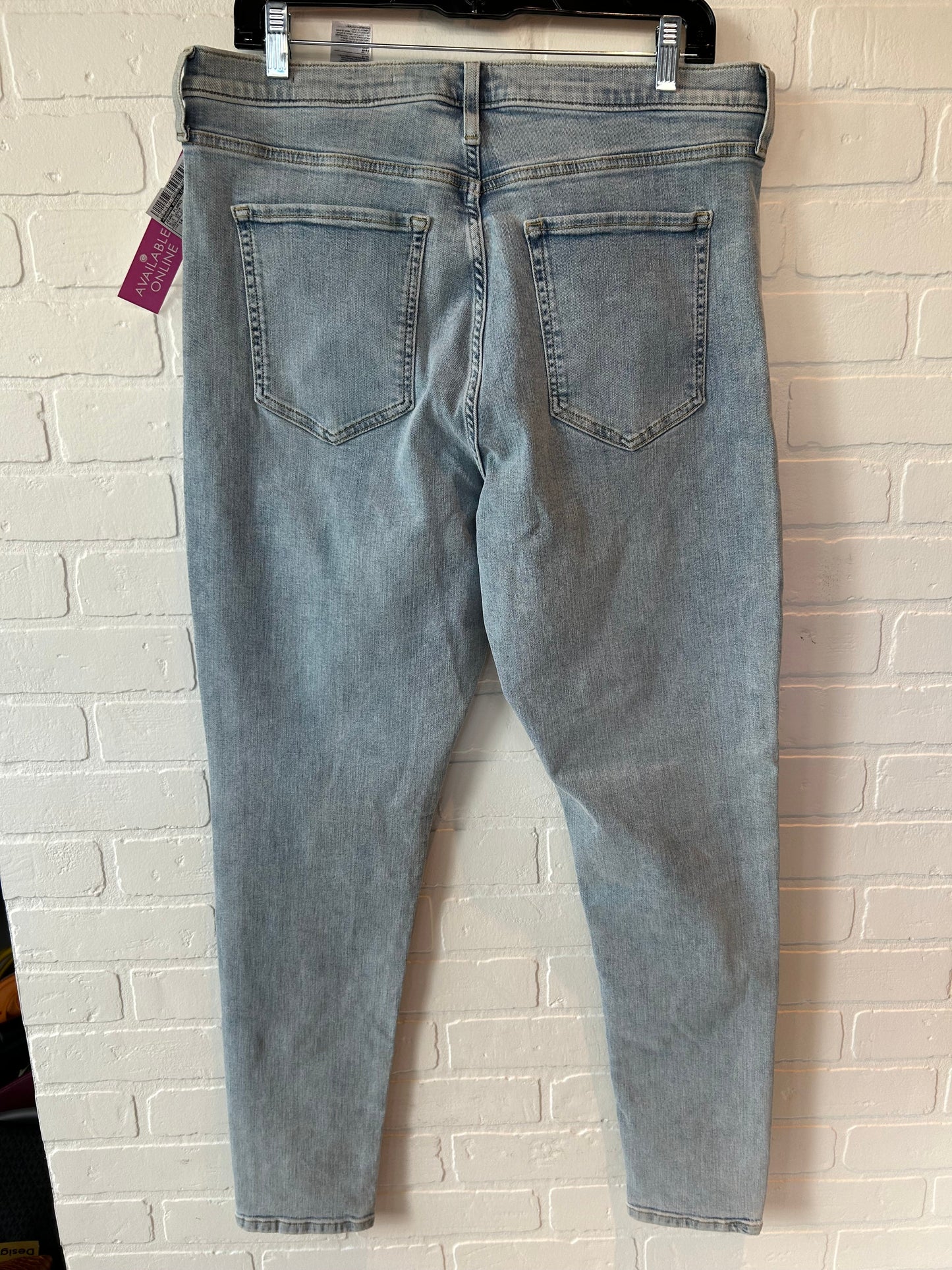 Blue Denim Jeans Flared Banana Republic, Size 14