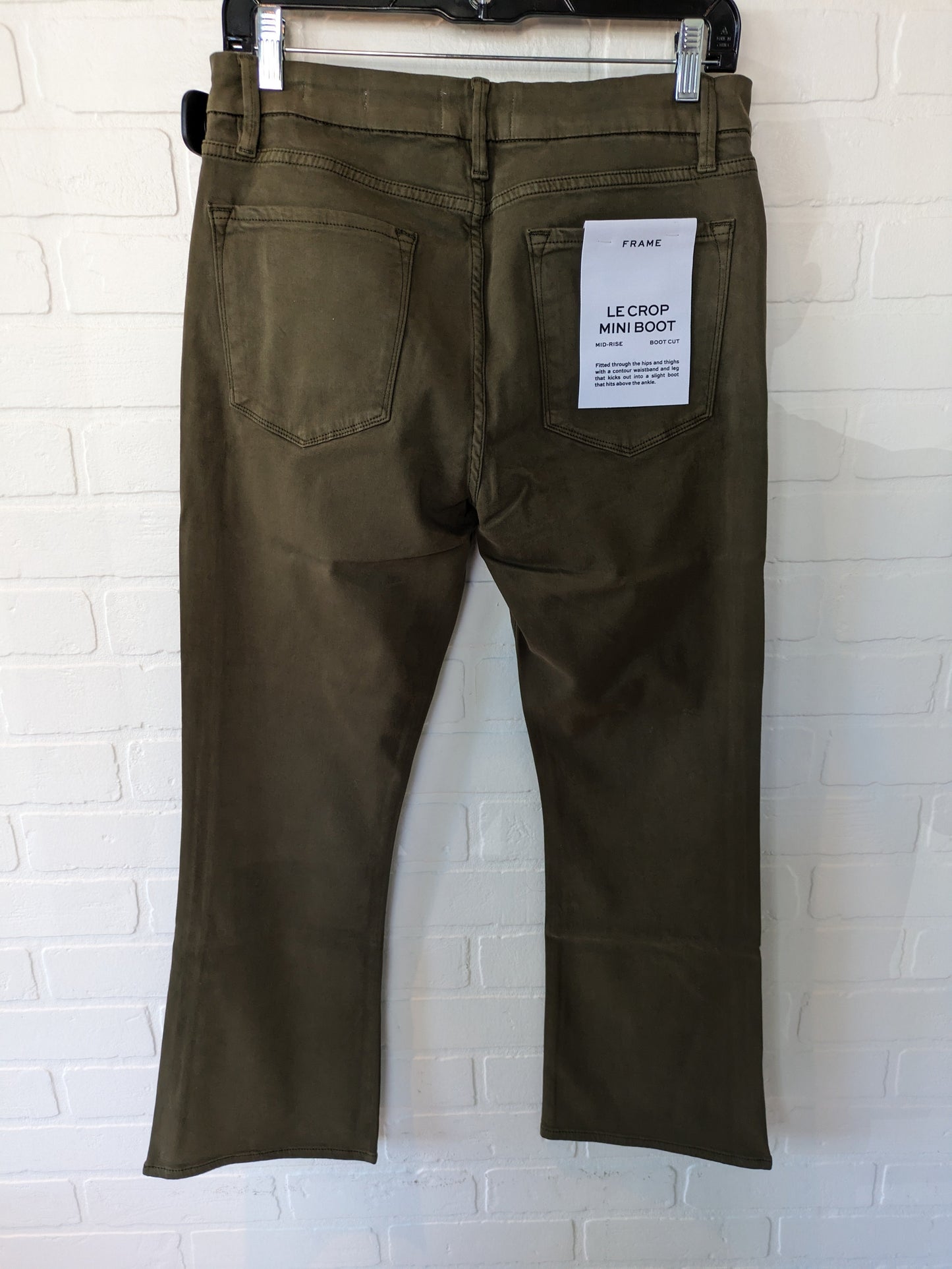 Green Jeans Boot Cut Frame, Size 12