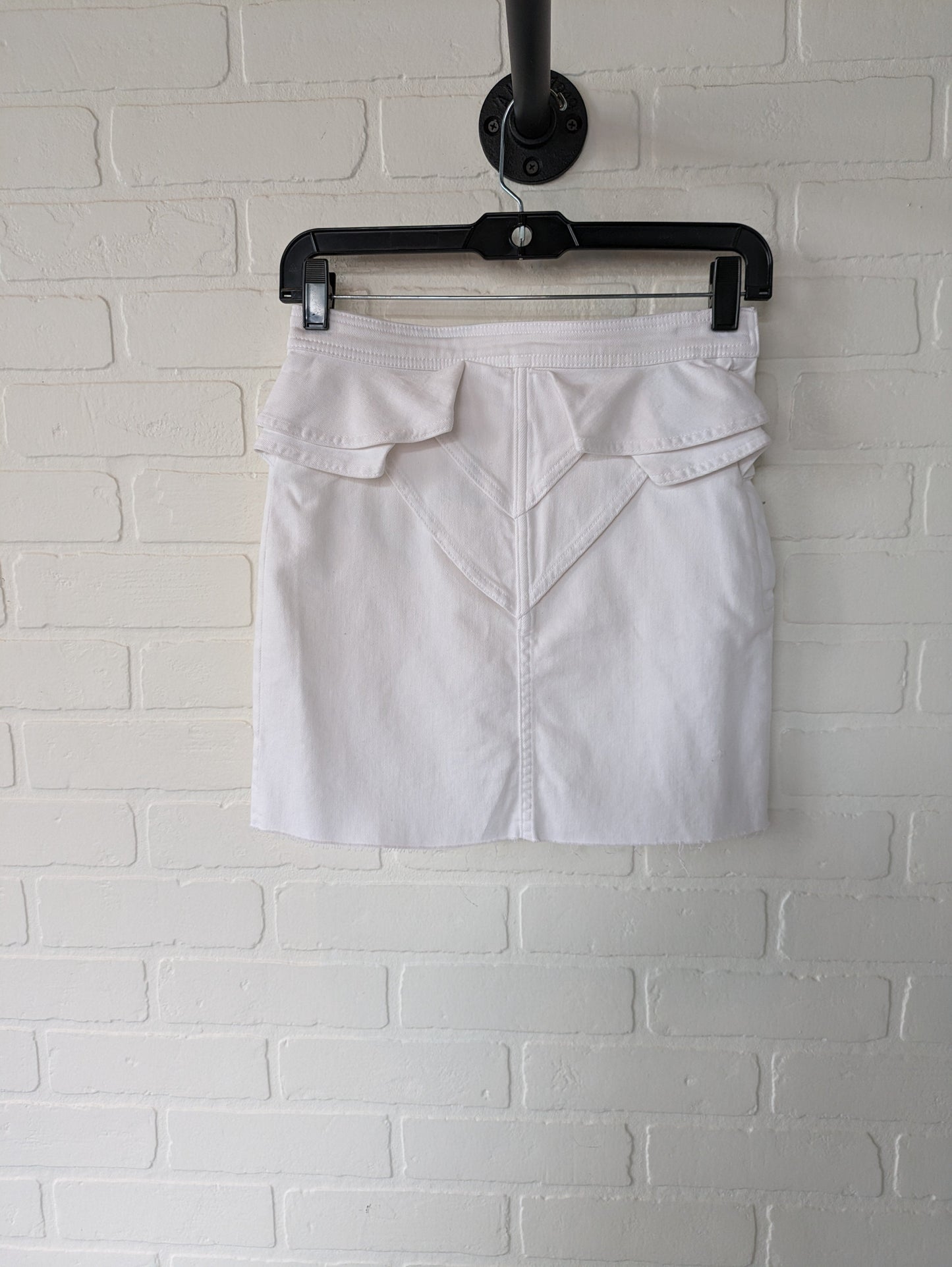 White Denim Skirt Mini & Short VICOLO, Size 0