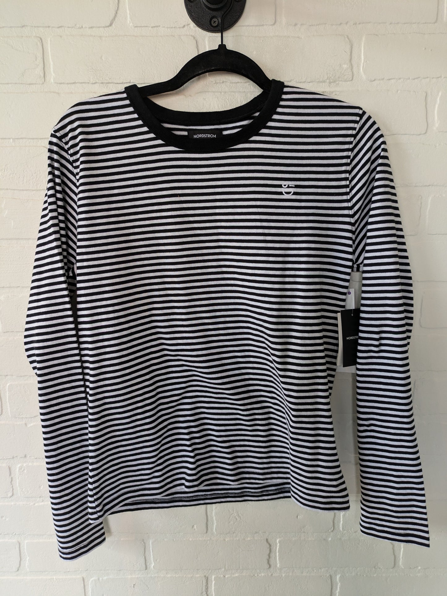 Black & White Top Long Sleeve Nordstrom, Size Xl