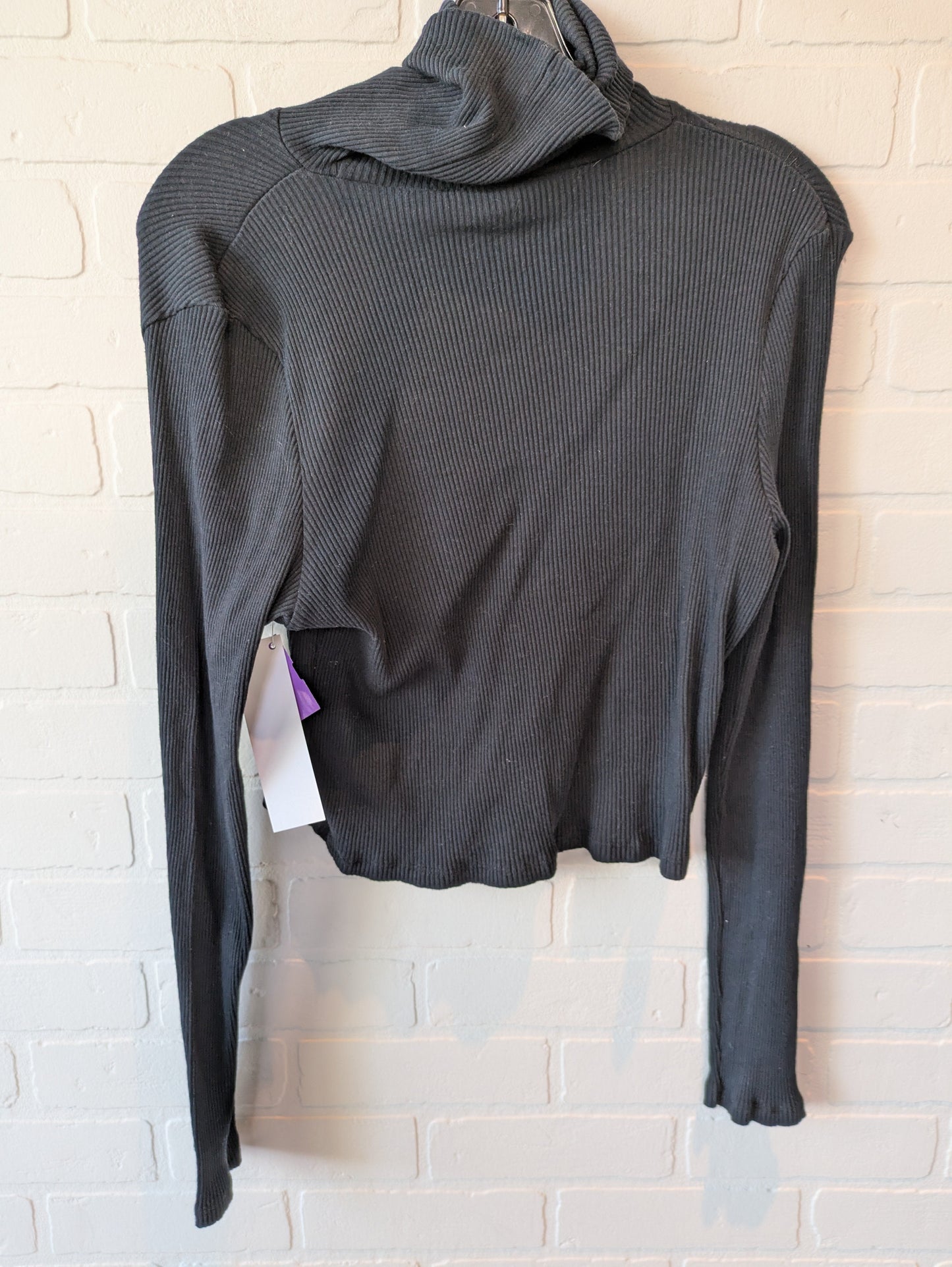 Black Top Long Sleeve Top Shop, Size L