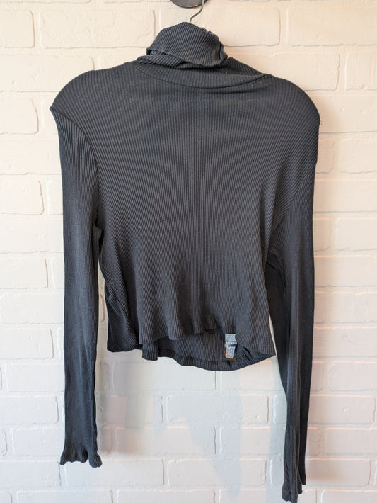 Black Top Long Sleeve Top Shop, Size L