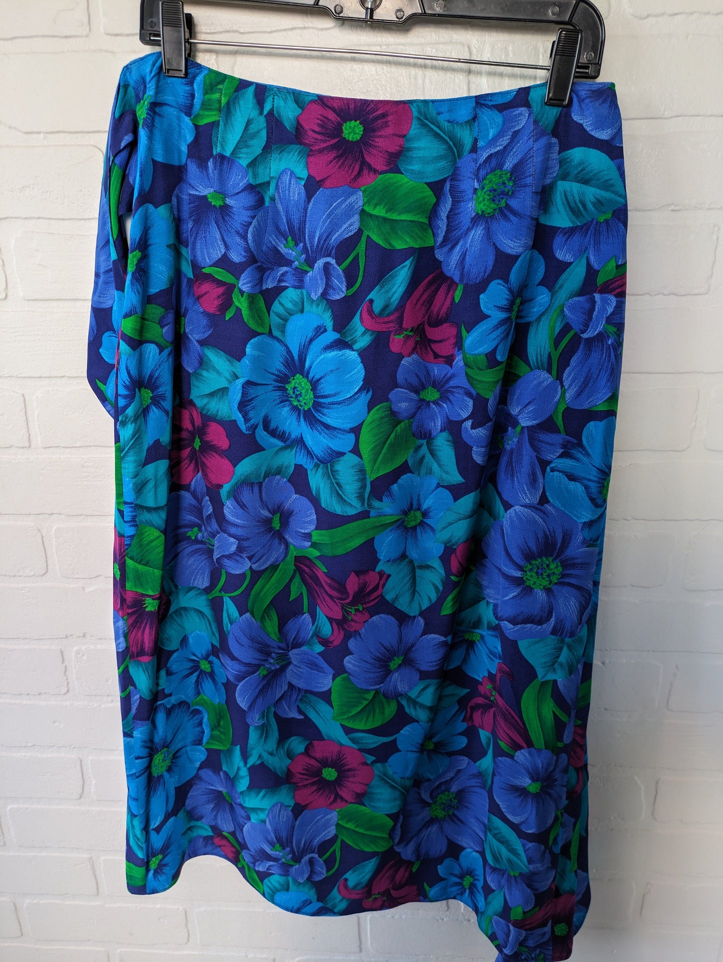 Blue & Green Skirt Midi Liz Claiborne, Size 12