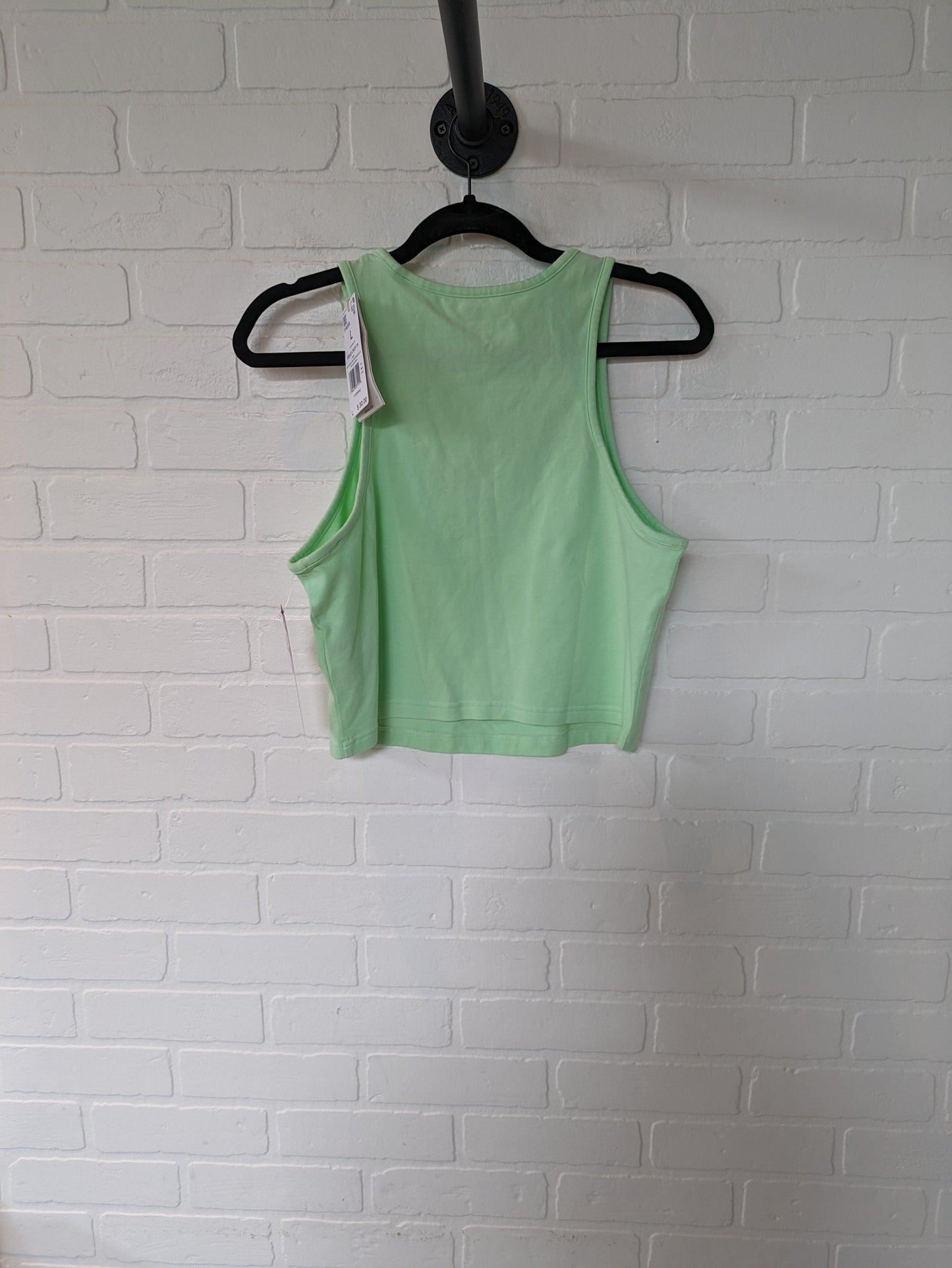 Green Athletic Tank Top Adidas, Size L