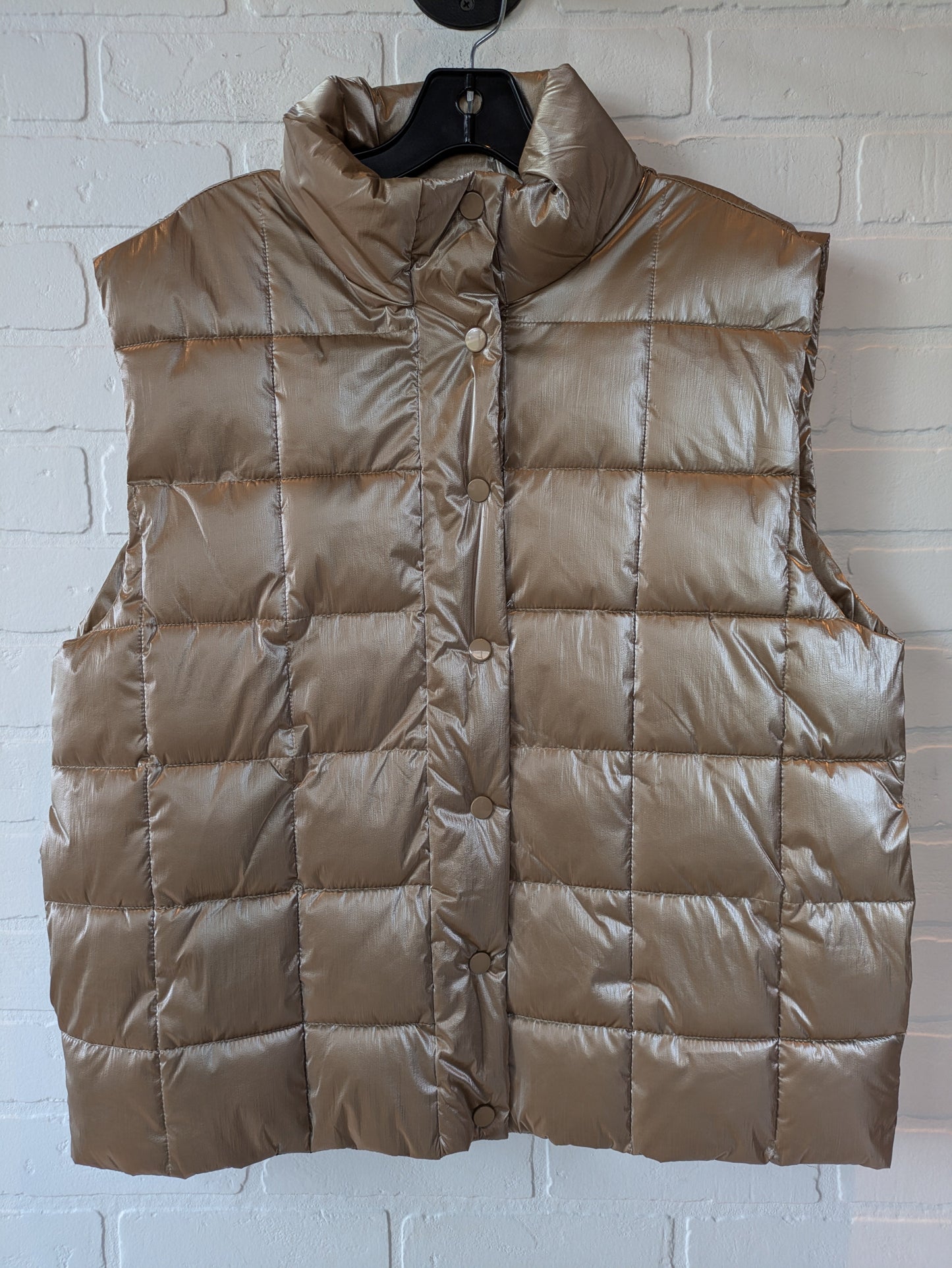 Gold Vest Puffer & Quilted Elodie, Size L