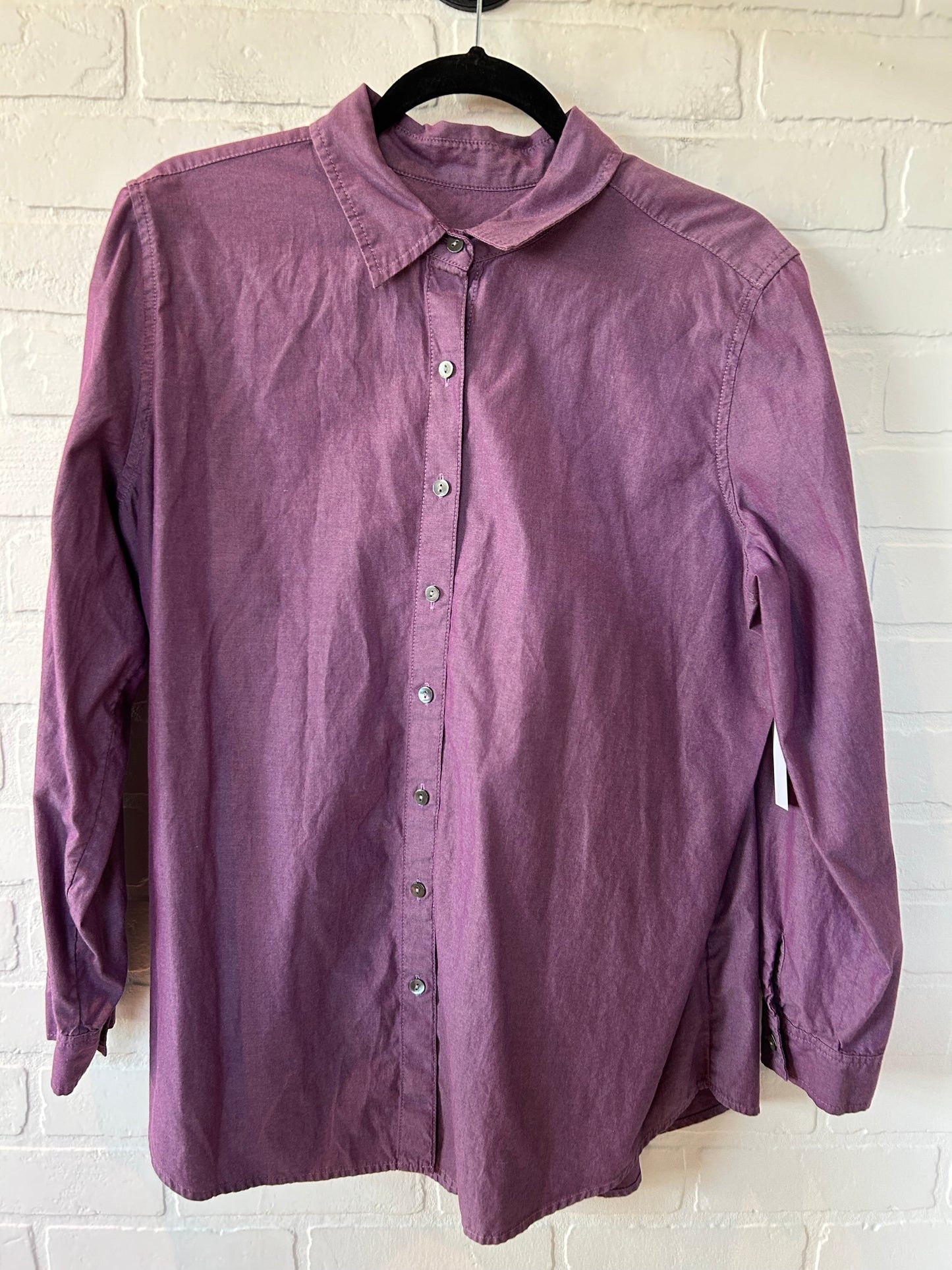 Purple Top Long Sleeve J. Jill, Size M