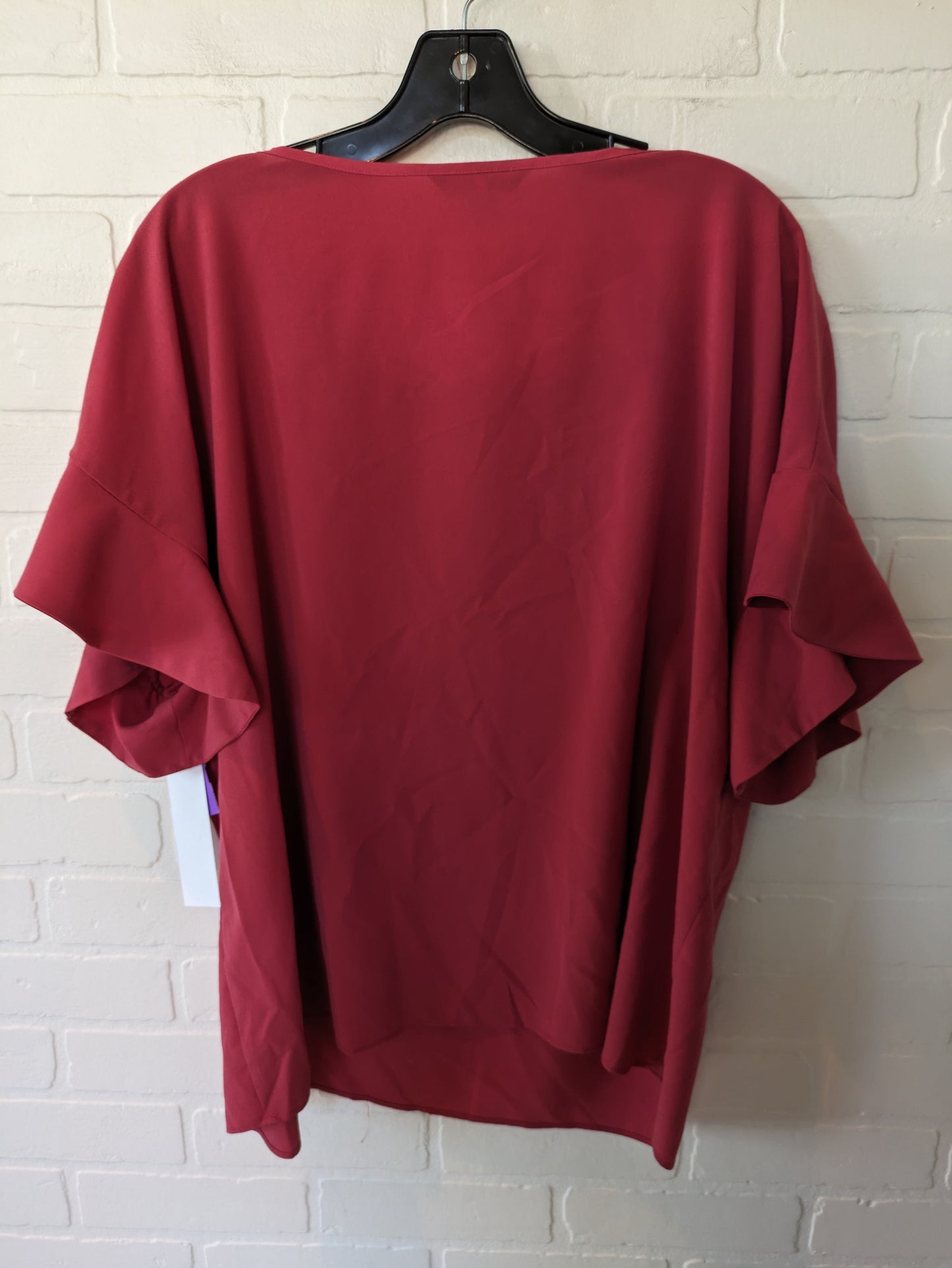 Red Top Short Sleeve Banana Republic, Size Xl