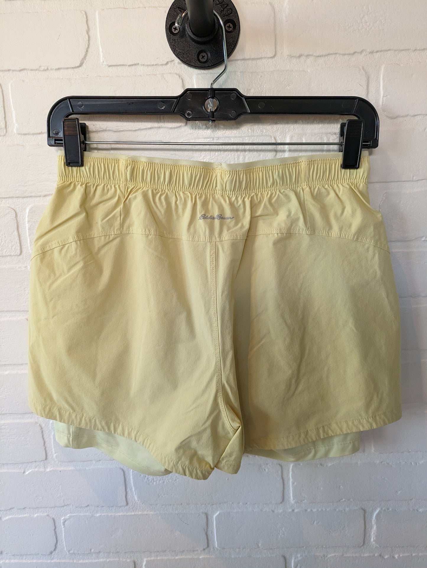 Yellow Athletic Shorts Eddie Bauer, Size 0