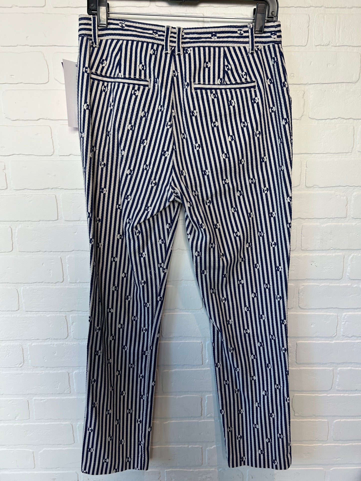 Blue & White Pants Other Anthropologie, Size 6