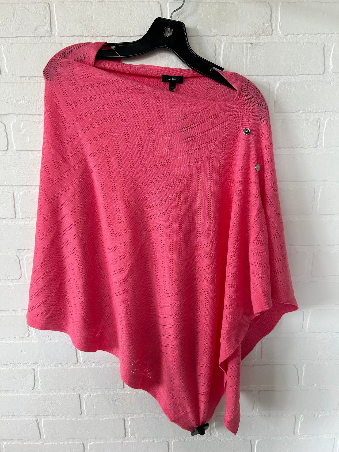 Pink Poncho Talbots, Size Xs