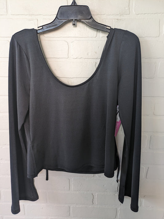 Black Top Long Sleeve Top Shop, Size M