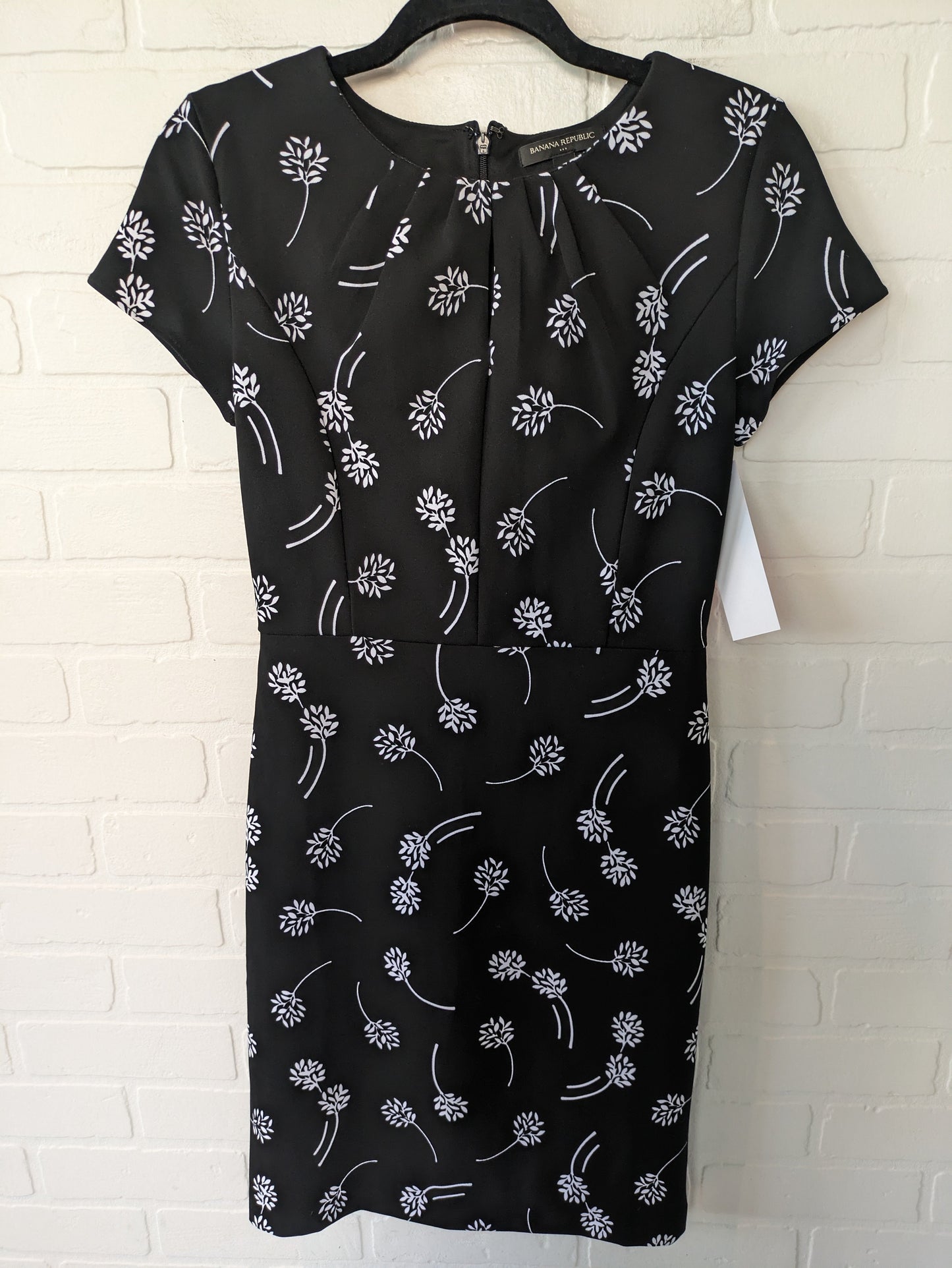 Black & White Dress Work Banana Republic, Size Xs