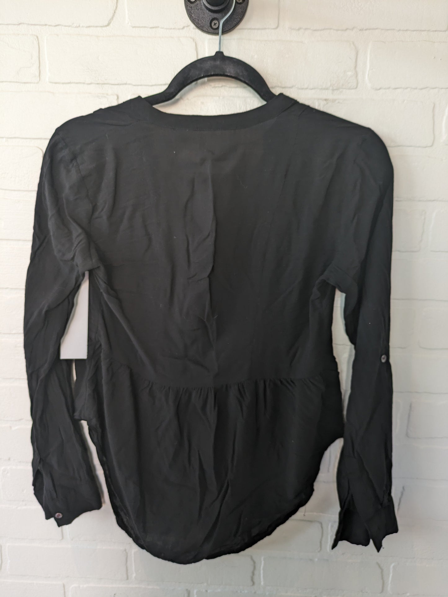 Black Top Long Sleeve Maeve, Size Xs