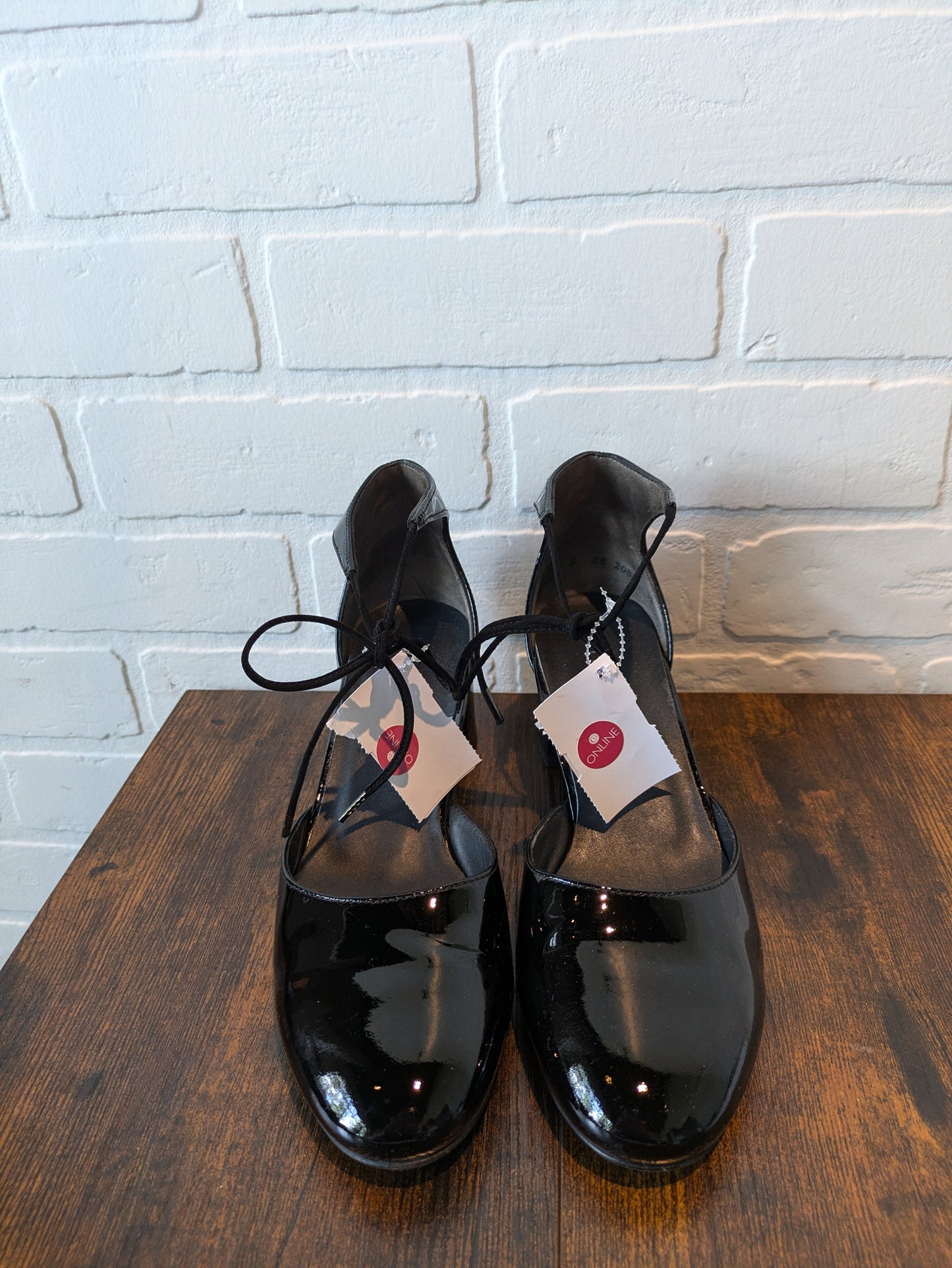 Black Shoes Heels Block Paul Green, Size 7.5