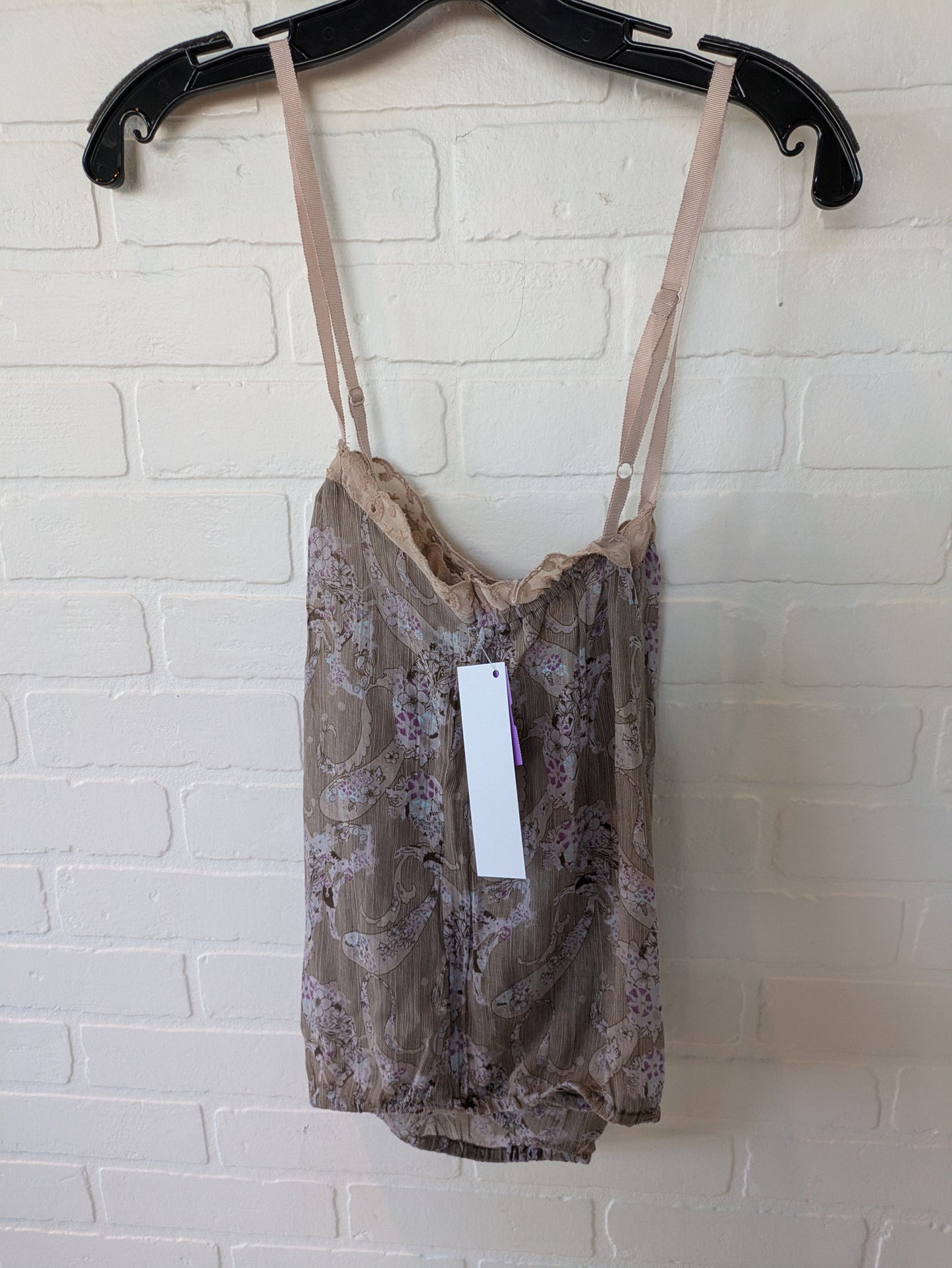 Brown Top Sleeveless Free People, Size M