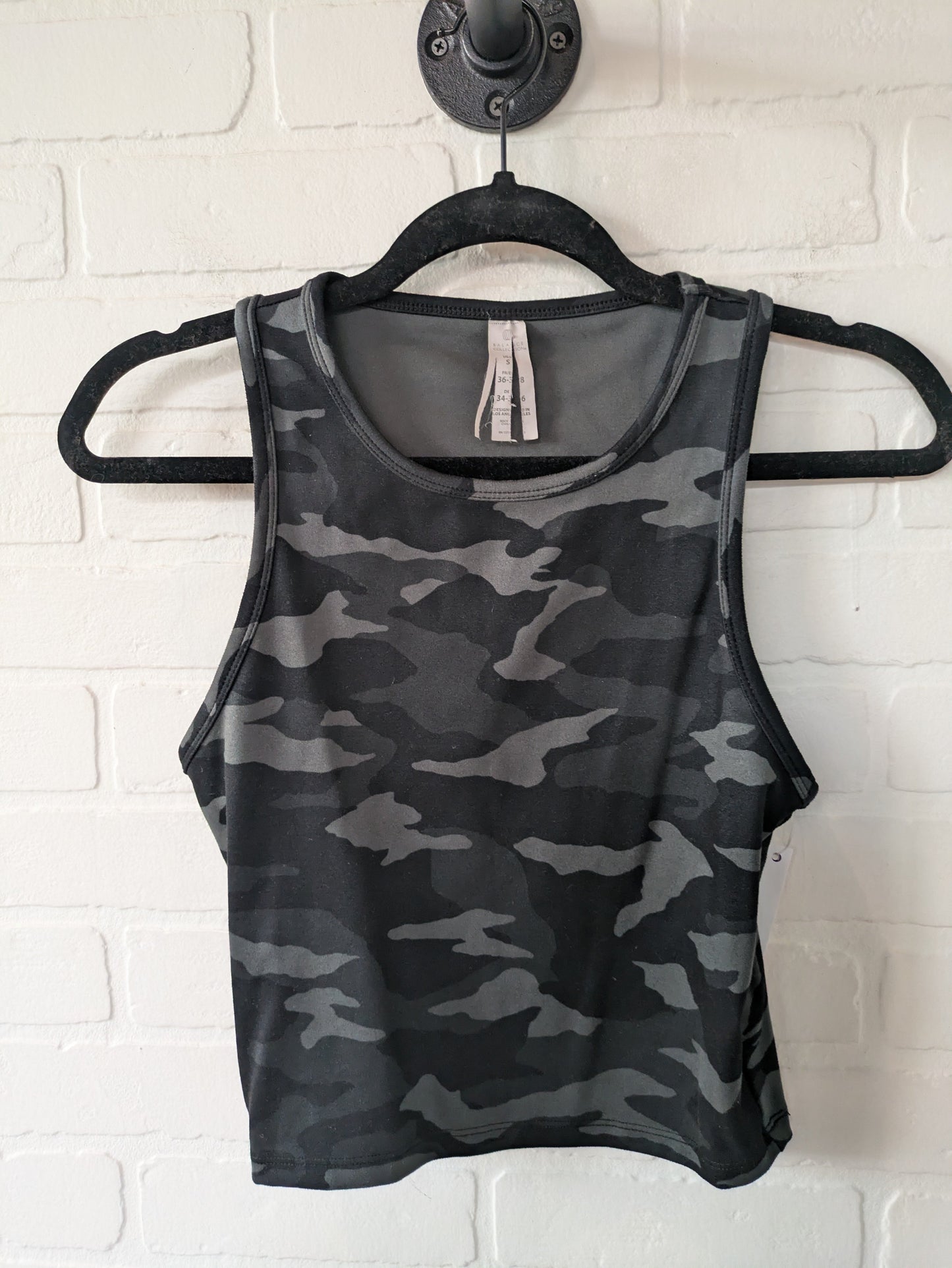 Black Athletic Tank Top Balance Collection, Size S