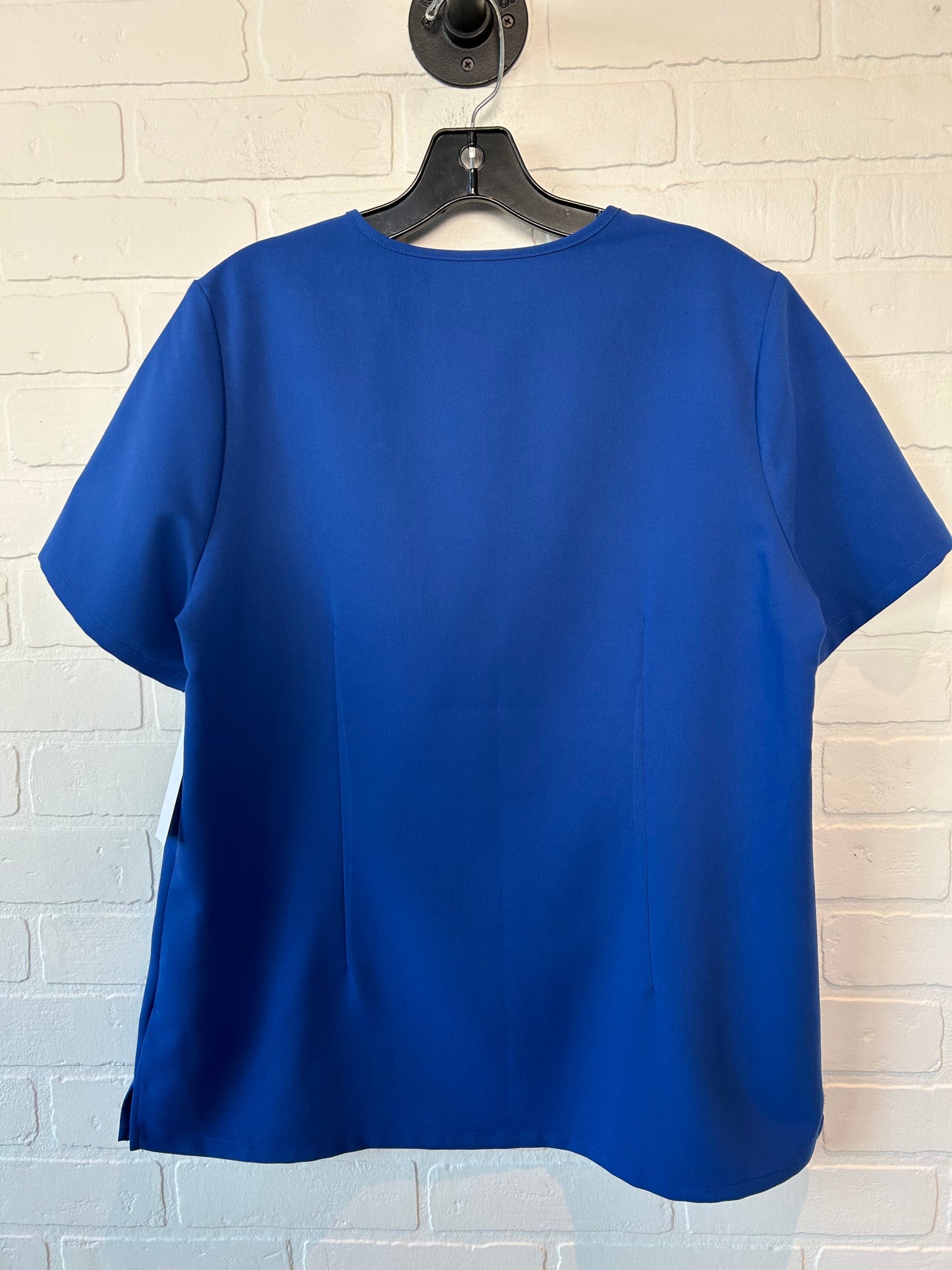 Blue Top Short Sleeve FIGS, Size L