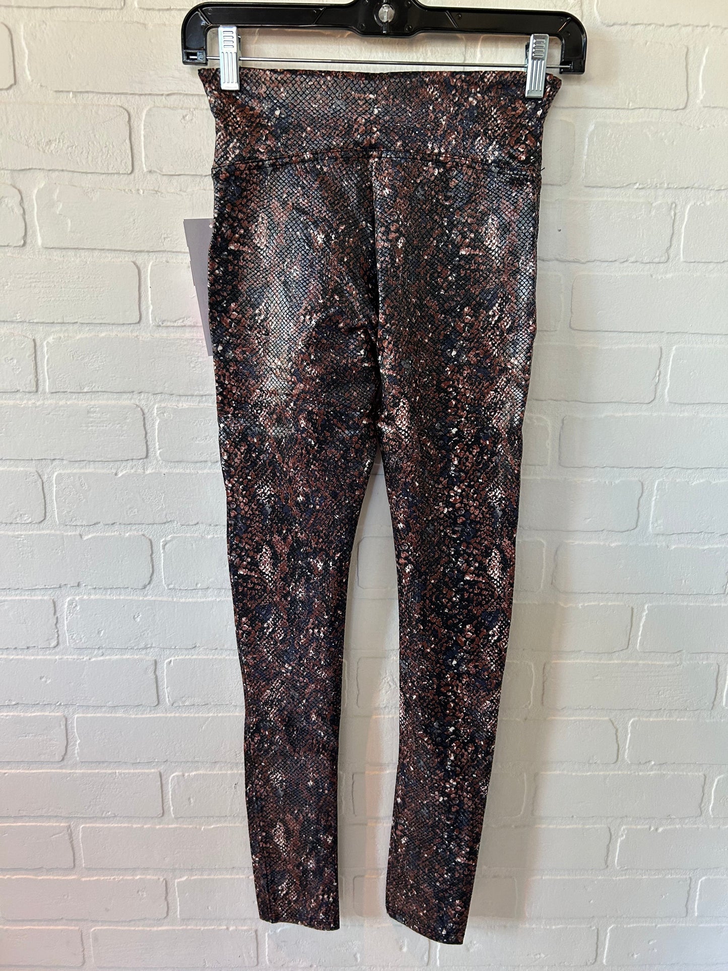 Snakeskin Print Pants Leggings Spanx, Size 4