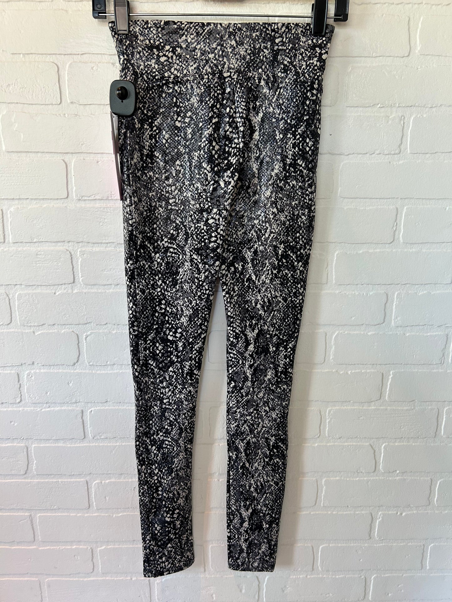 Snakeskin Print Pants Leggings Spanx, Size 4