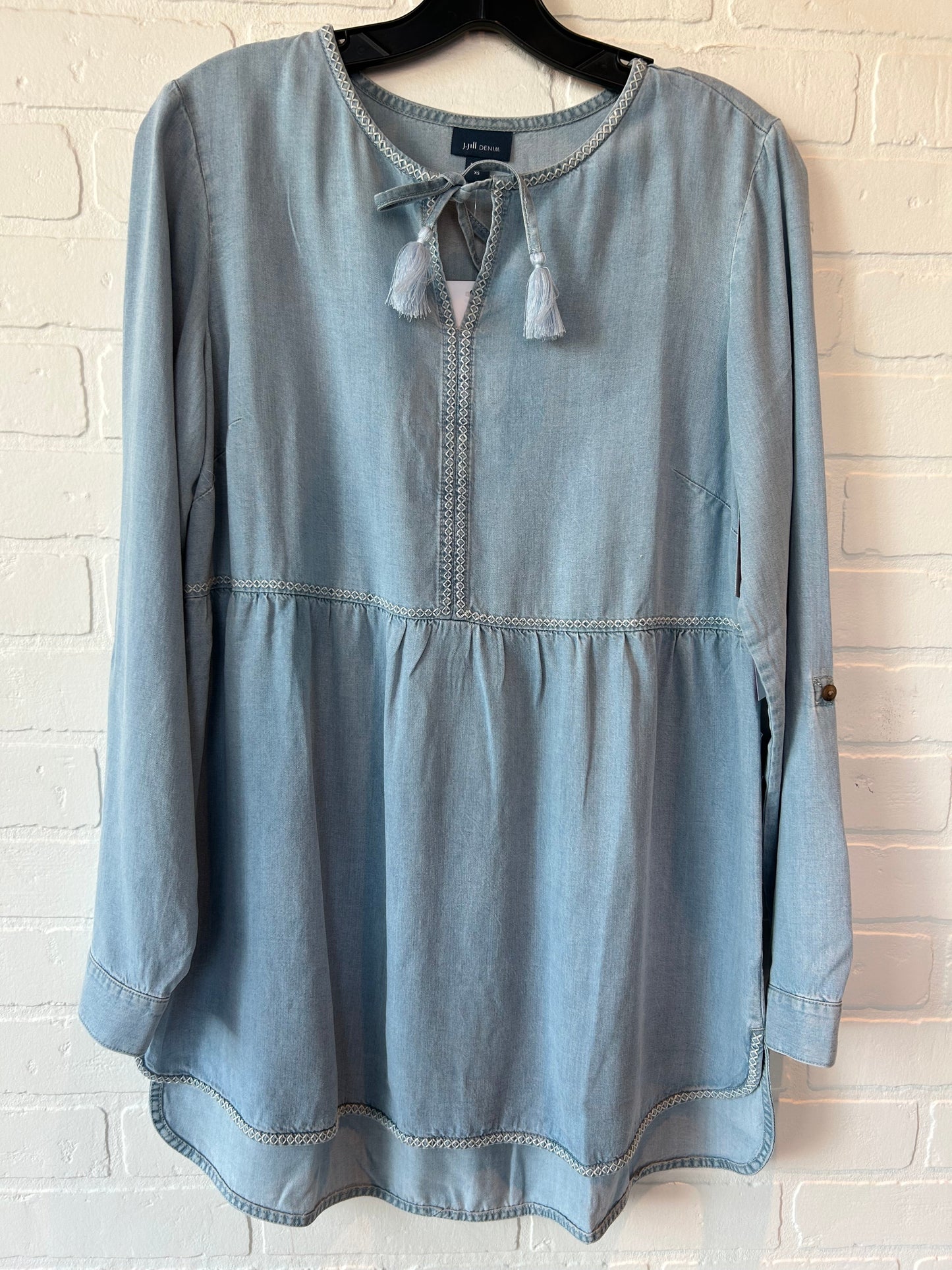 Blue Top Sleeveless Basic J. Jill, Size Xs