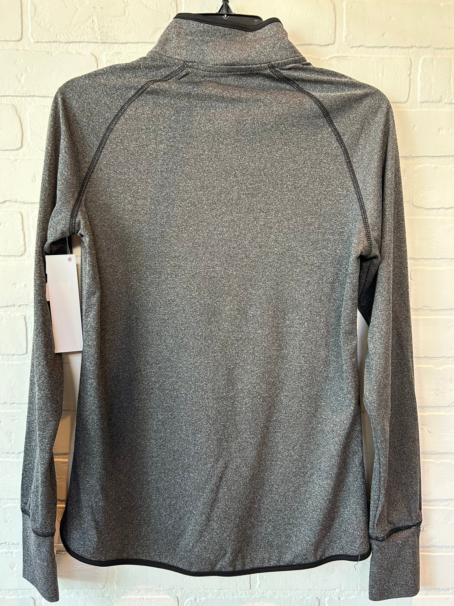 Grey Athletic Top Long Sleeve Crewneck Colosseum, Size M