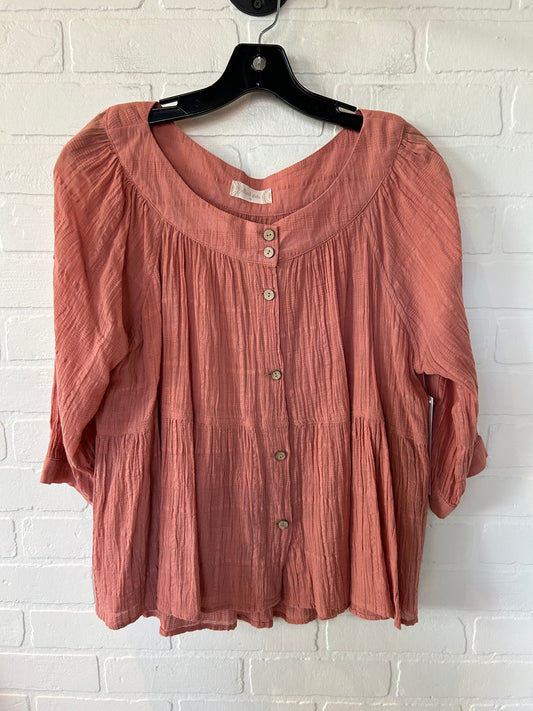 Pink Top Long Sleeve Altard State, Size M