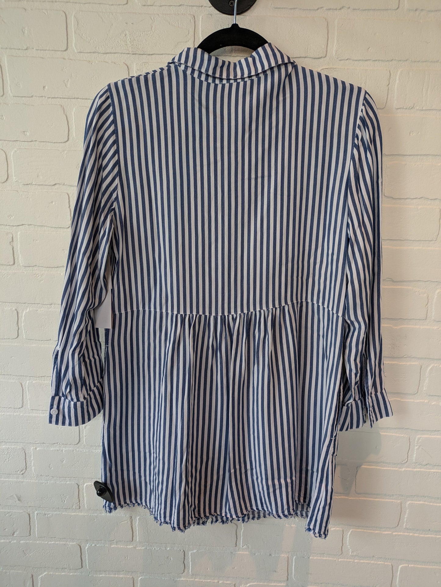 Blue & White Tunic Long Sleeve Tommy Bahama, Size Xs