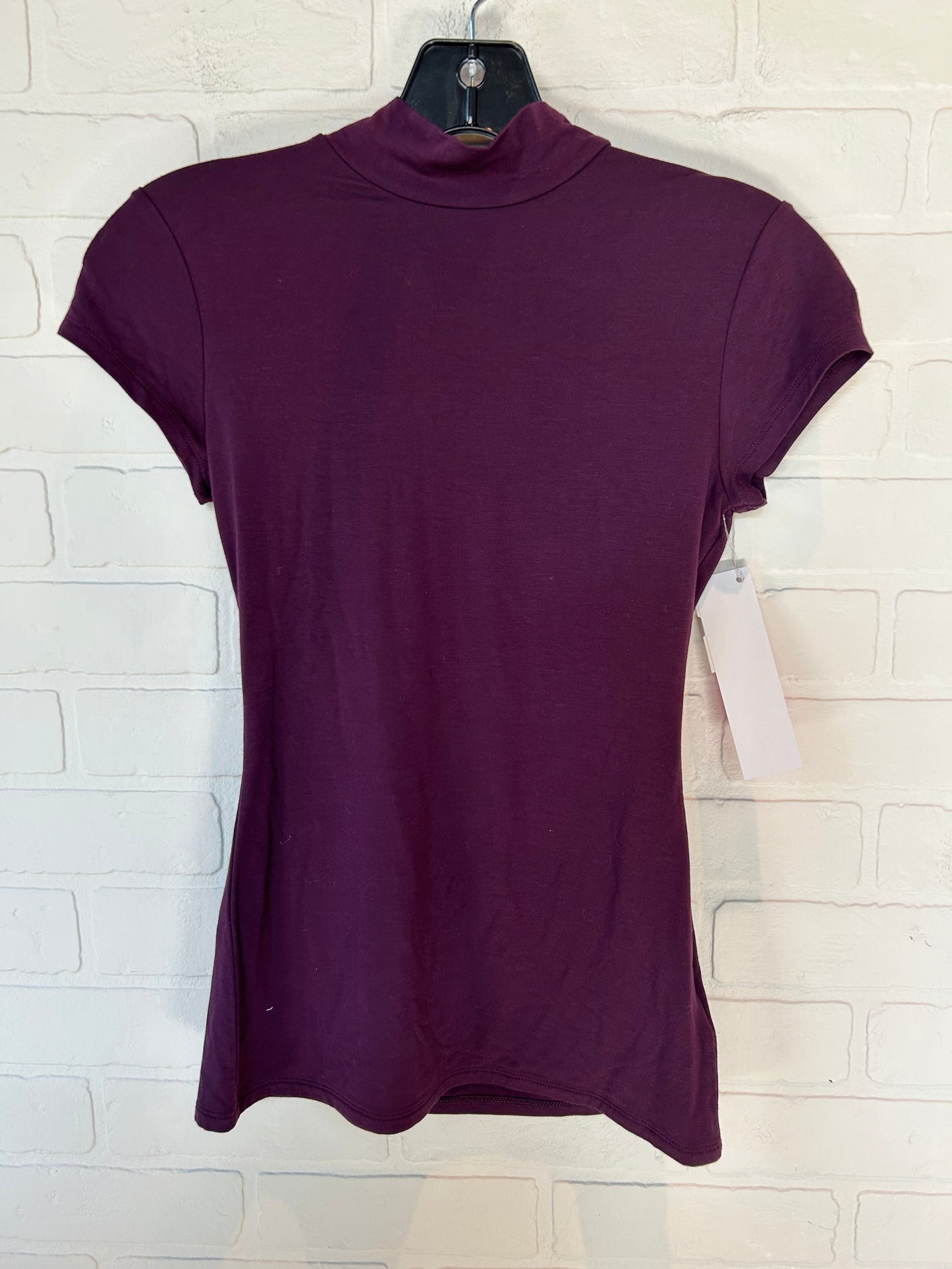 Purple Top Short Sleeve Express, Size Xs