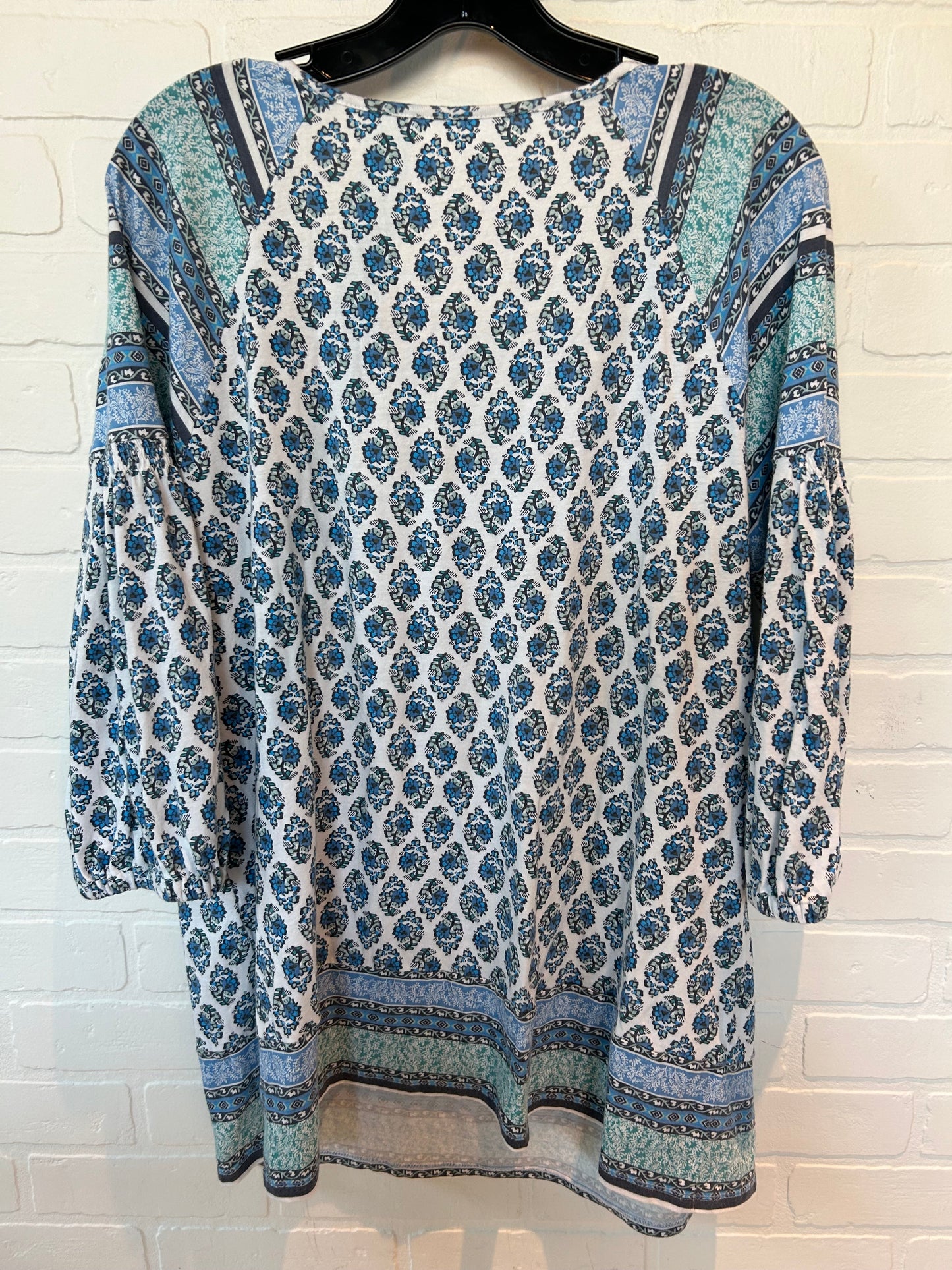 Blue Top Long Sleeve Pure Jill, Size M