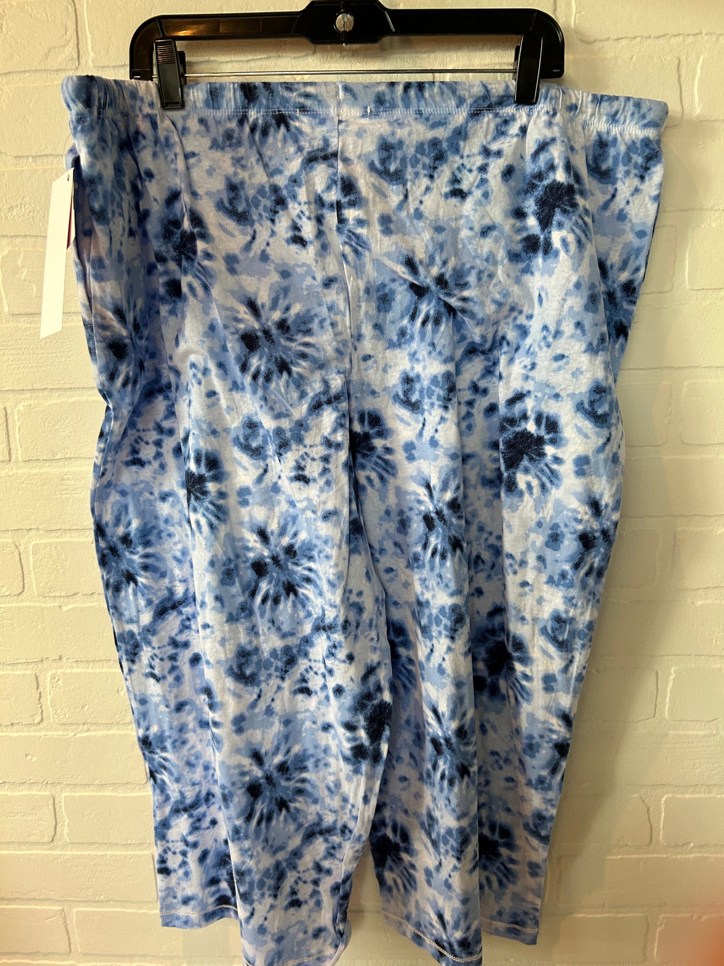 Blue Pajama Pants Carole Hochman, Size 16