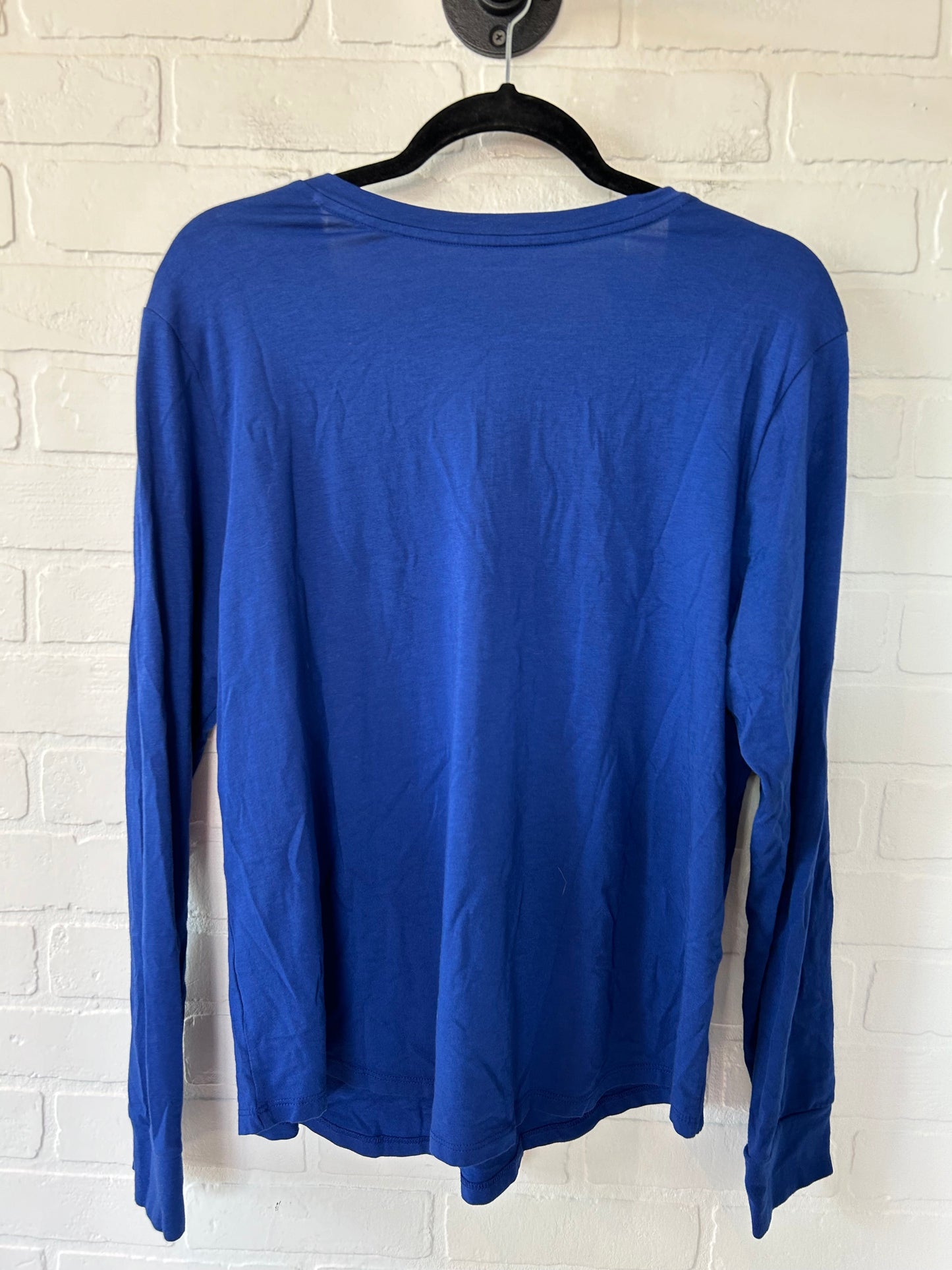 Blue Top Long Sleeve Basic Universal Standard, Size S