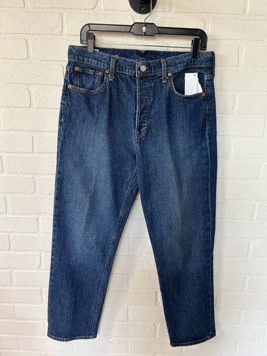 Blue Denim Jeans Straight Gap, Size 12