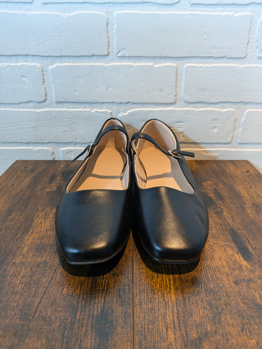 Black Shoes Flats Abercrombie And Fitch, Size 7.5